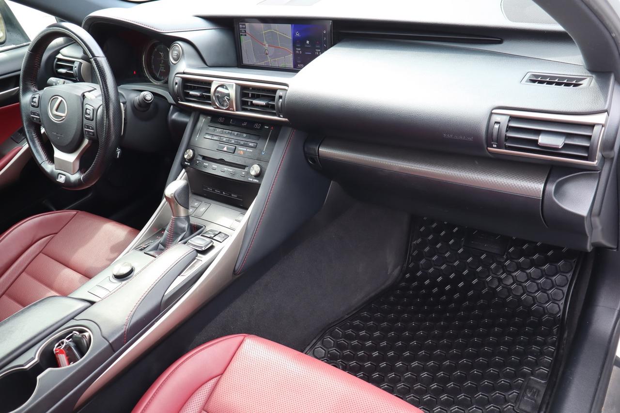 2018 Lexus IS 300 AWD F-Sport Red Interior Photo