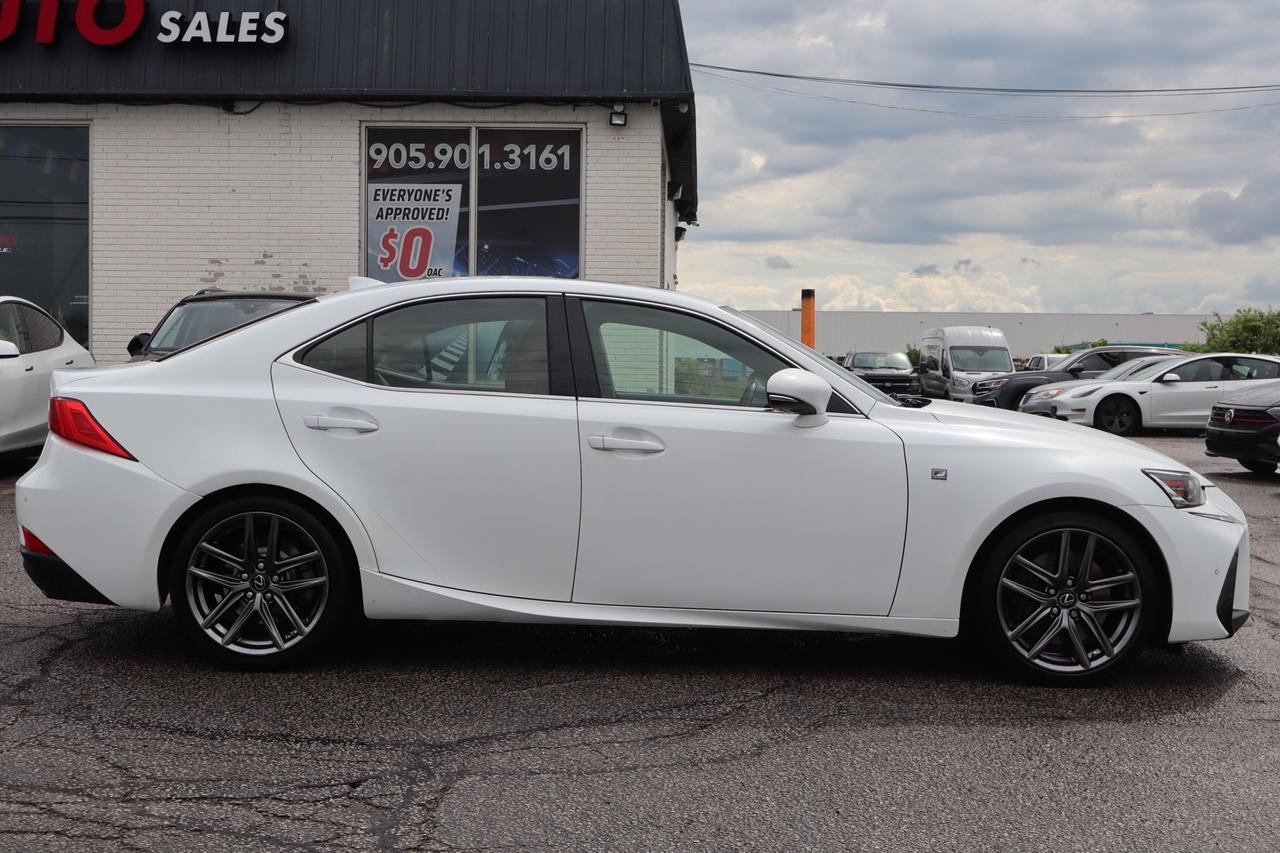 2018 Lexus IS 300 AWD F-Sport Red Interior Photo