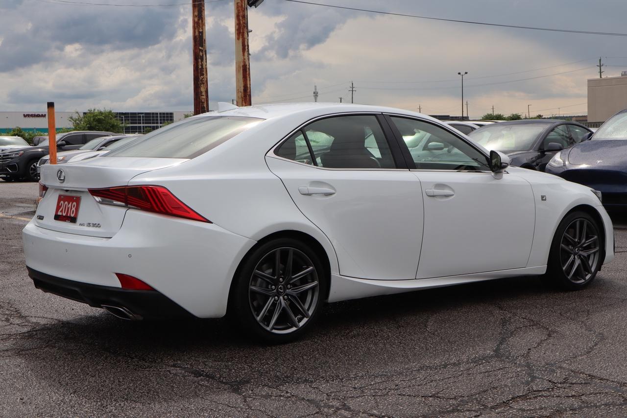 2018 Lexus IS 300 AWD F-Sport Red Interior Photo
