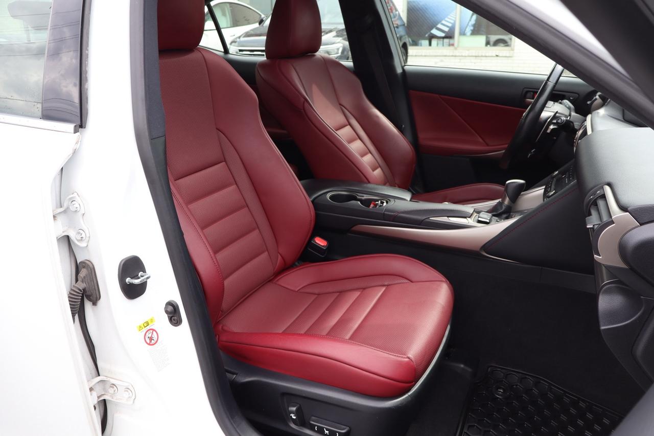 2018 Lexus IS 300 AWD F-Sport Red Interior Photo