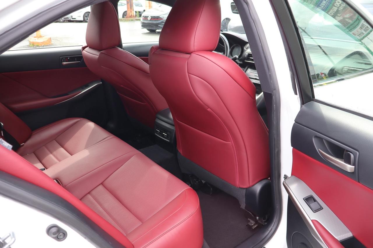 2018 Lexus IS 300 AWD F-Sport Red Interior Photo