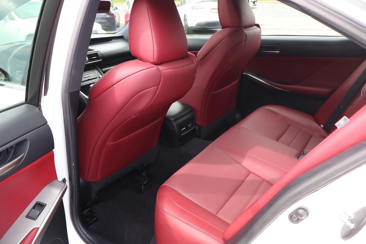 2018 Lexus IS 300 AWD F-Sport Red Interior Photo