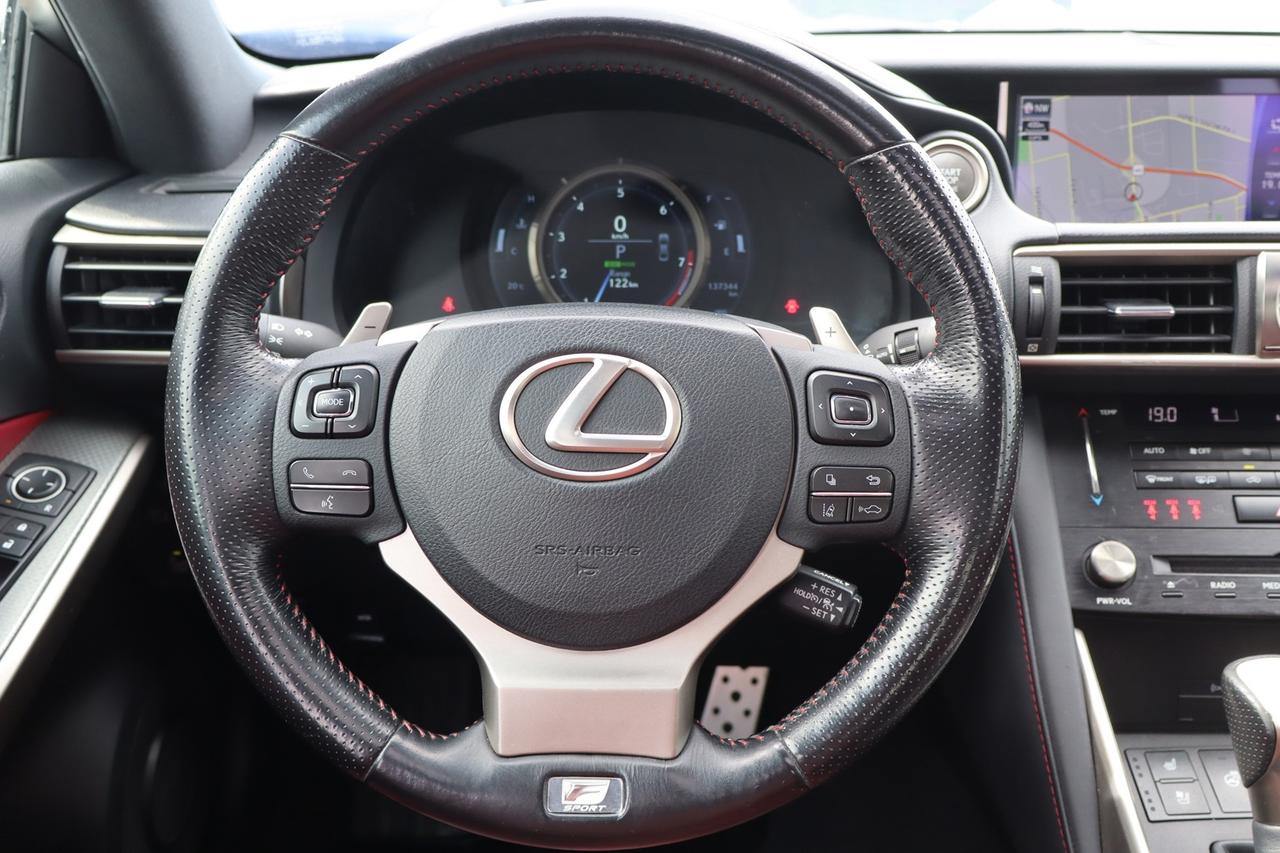 2018 Lexus IS 300 AWD F-Sport Red Interior Photo