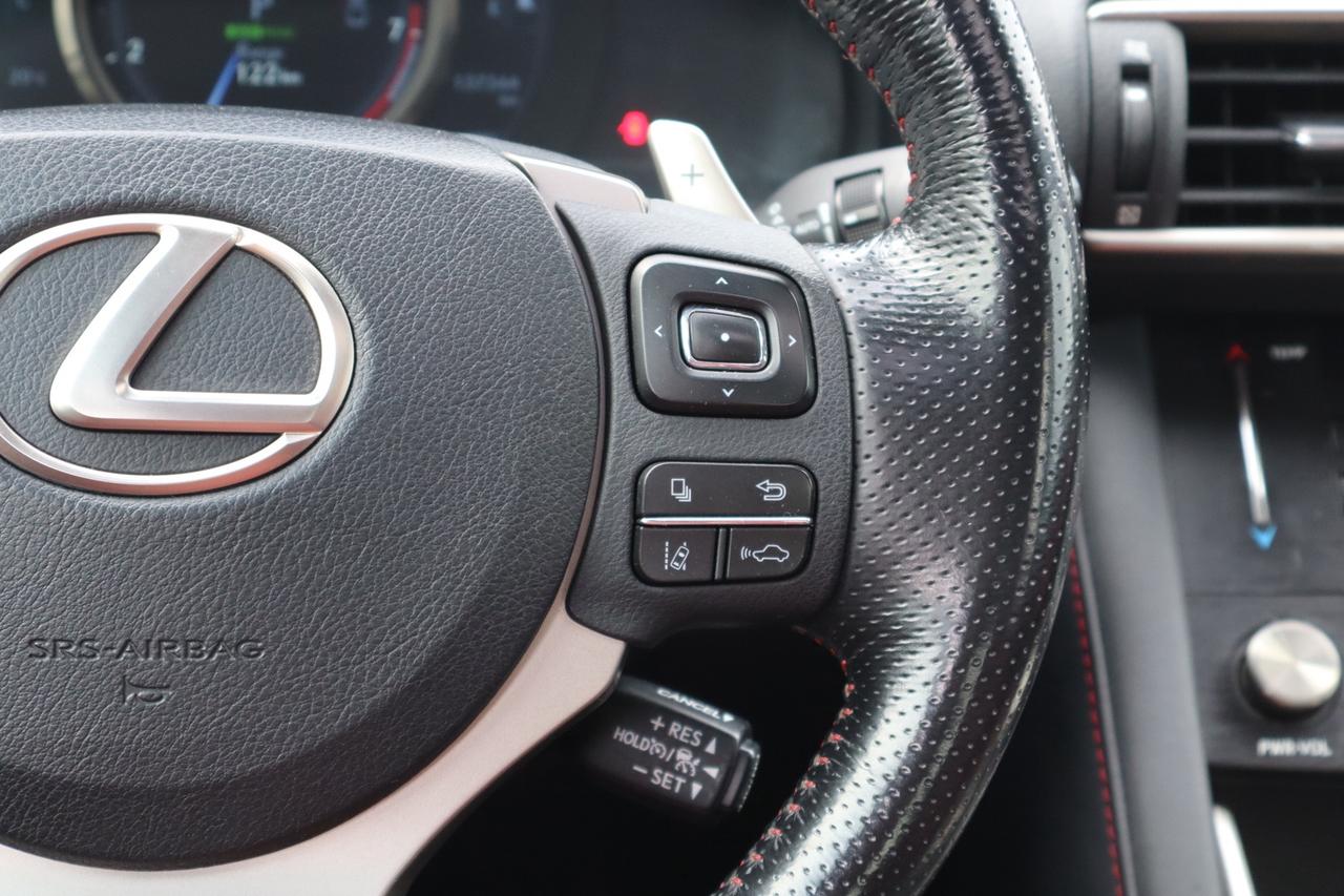 2018 Lexus IS 300 AWD F-Sport Red Interior Photo