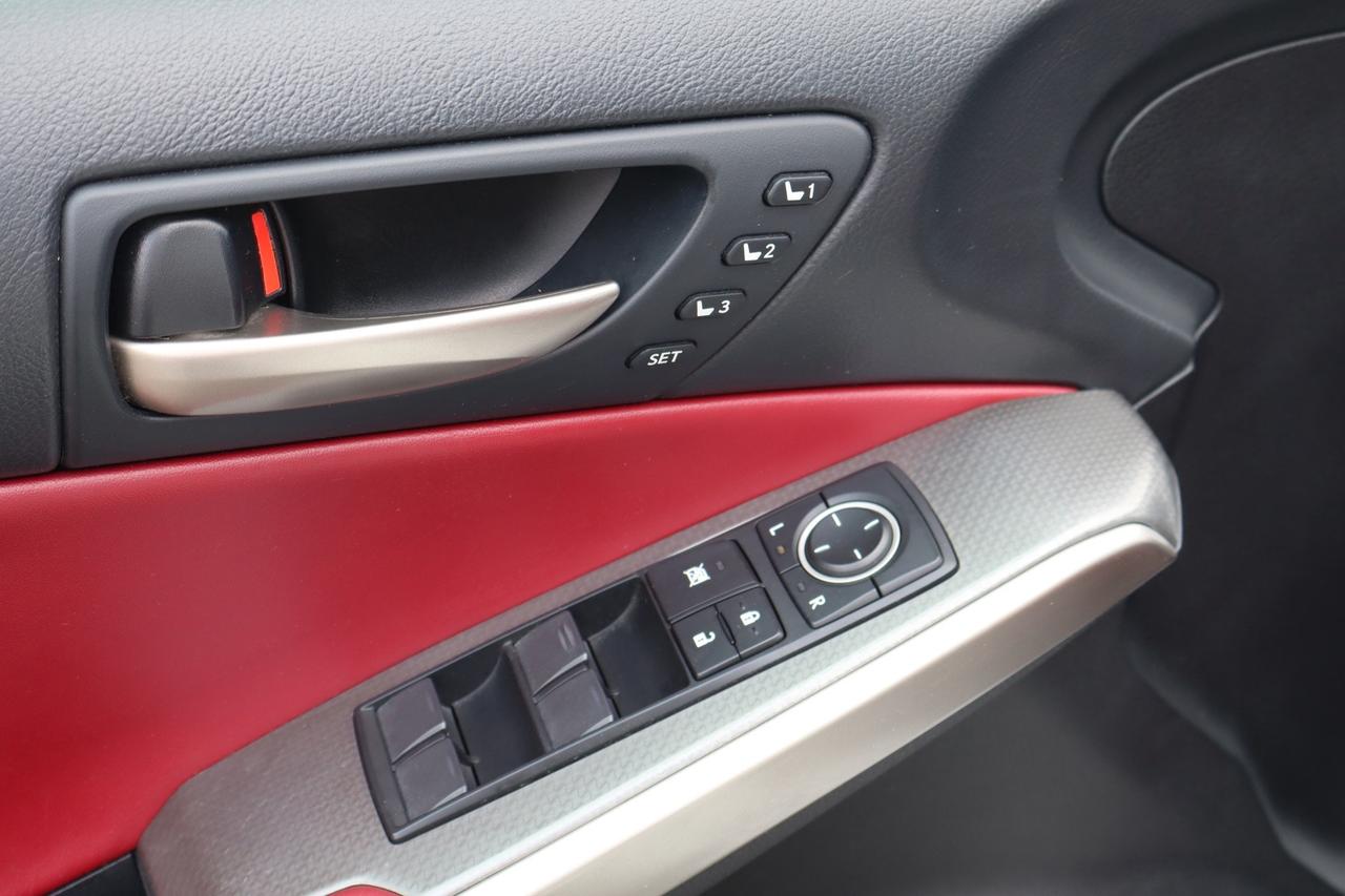 2018 Lexus IS 300 AWD F-Sport Red Interior Photo