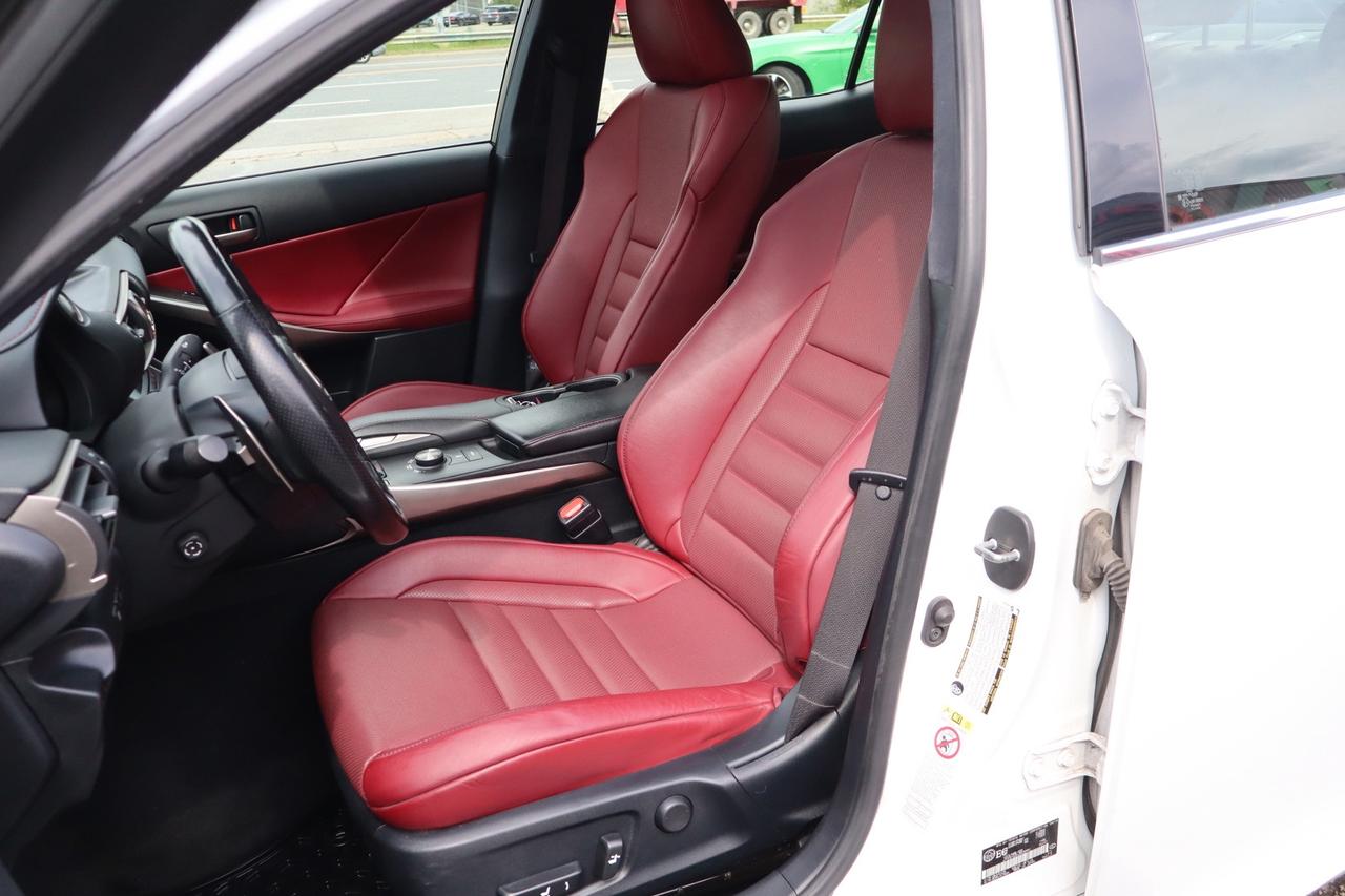 2018 Lexus IS 300 AWD F-Sport Red Interior Photo