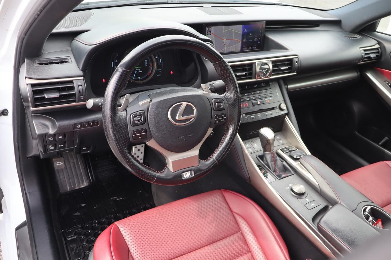 2018 Lexus IS 300 AWD F-Sport Red Interior Photo
