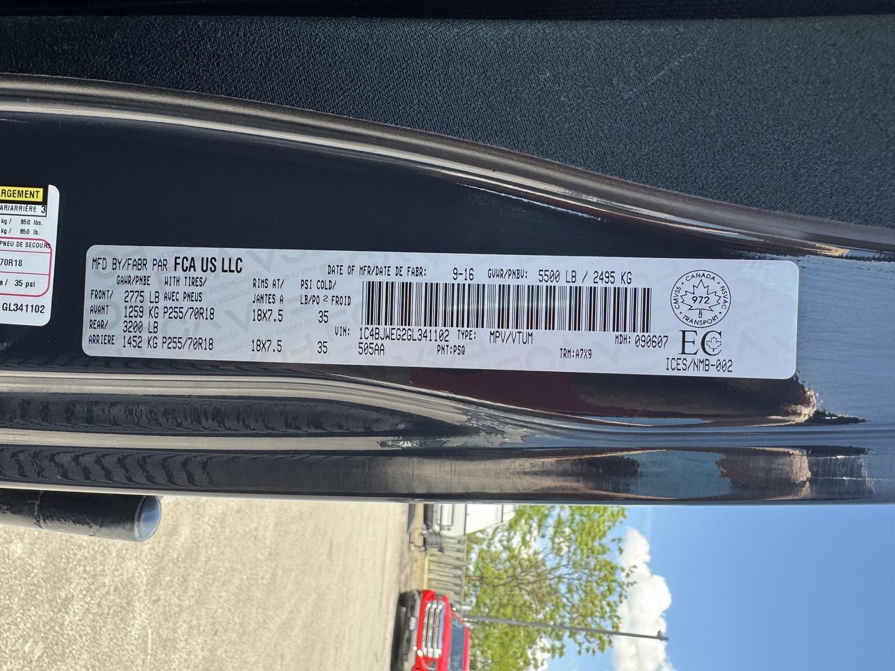 2016 Jeep WRANGLER UNLIMITED 4WD 4dr Sahara Photo