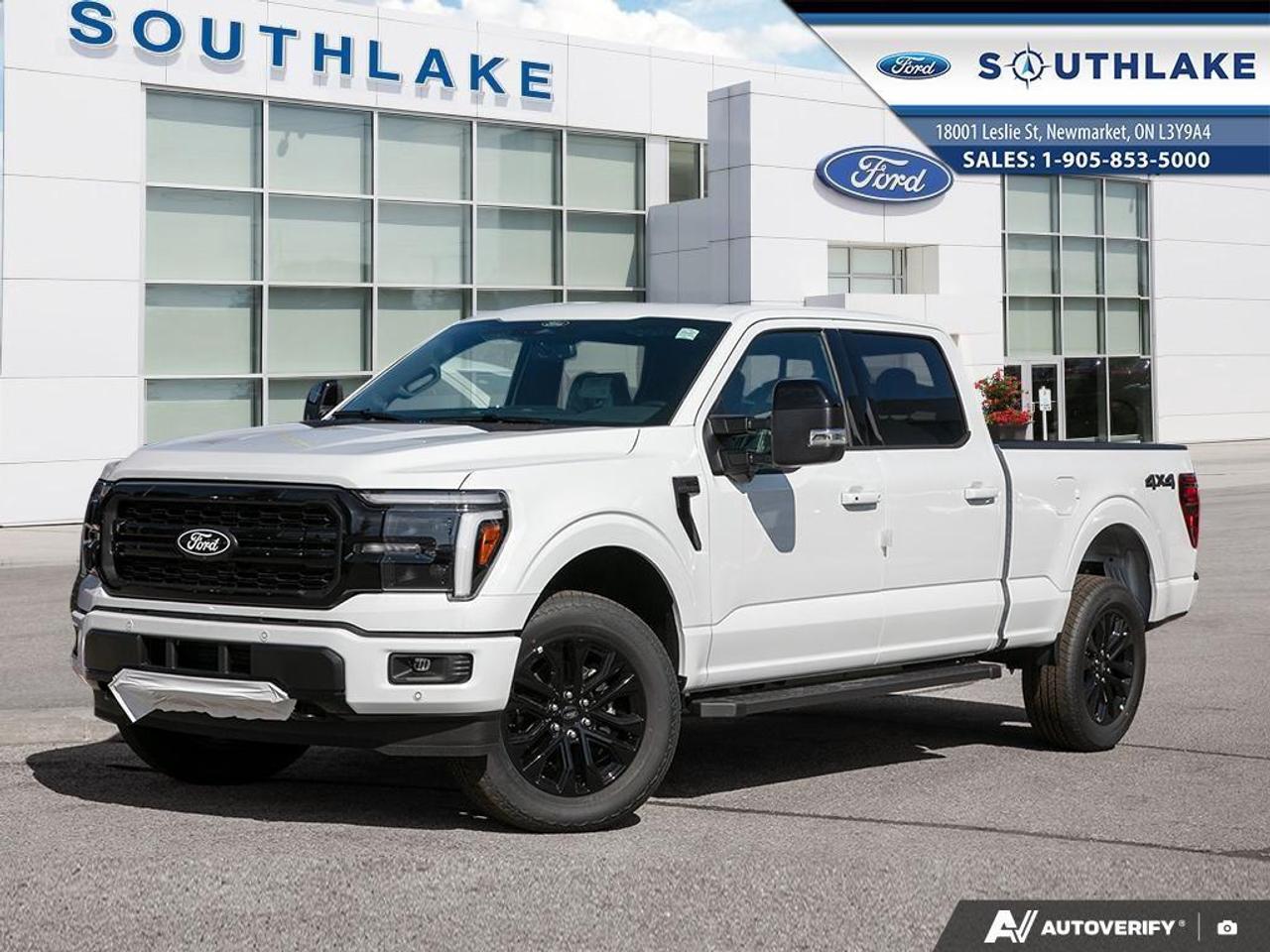 <p>Introducing the 2026 Ford F-150 Lariat in a pristine Oxford White finish, designed to handle any terrain with its powerful 4x4 drivetrain. This newly released, automatic transmission pickup embodies superior handling and power, guaranteeing a dynamic driving experience.</p><p>The exterior is outfitted with practical features like extended running boards and power telescoping trailer tow mirrors with LED spotlights, providing enhanced utility and style. The smart design continues inside with Black ActiveX trimmed seats, which are both heated and ventilated for complete comfort. The 10-way power driver's seat, alongside the flow-through console with floor shift and ample bed storage boxes, ensures that you have all the space and amenities you need.</p><p>Technology takes center stage with a state-of-the-art navigation system and infotainment features including a Wi-Fi hotspot, satellite radio, and smart device integration. Safety and driver assistance features, such as BlueCruise, adaptive cruise control, lane assist, and parking sensors, provide a secure and confident ride. The backup camera further assists with precision parking.</p><p>With its robust capabilities and extensive features, the 2026 Ford F-150 Lariat is perfect for drivers seeking both reliability and luxury in a truck. Contact Southlake Ford today to learn more about how this remarkable vehicle can meet your driving needs.</p> <p>Here at Southlake Ford we take great pains to make sure our inventory on our site is as up to date as possible so our stock availability is updated twice per day. We know you've spent hours researching your vehicle of choice so we want to make it as easy as possible once you've made your decision. If the vehicle is listed on on our website, it is either in stock, or in-transit and available. Vehicle ETA's can vary but we register the vehicle once you've purchased it so all programs/incentives are protected. </p><p>Now for the fun stuff! Southlake Ford is proud to be partnering with Overdrive Automotive for all of your aftermarket needs or modifications. Lift kits, tires, wheels, winches, you name it and we can get it done. See in store or on our social channels for more details or goto <a target=_blank rel=noopener noreferrer nofollow href=http://www.overdriveauto.com>www.overdriveauto.com</a> </p>