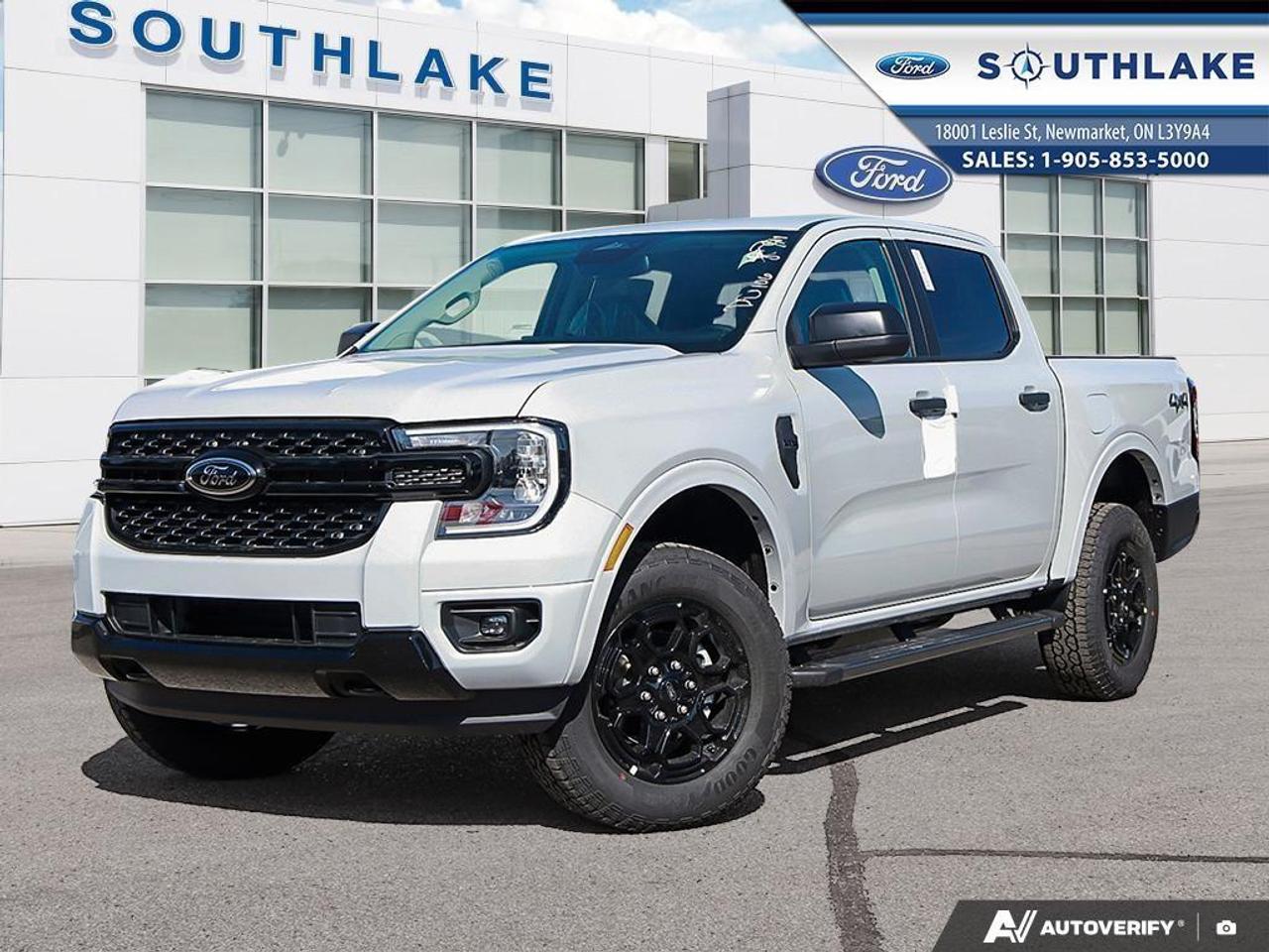 <p>Get ready to tackle any adventure with the stunning gray 2026 Ford Ranger XLT 4WD SuperCrew 5' Box. This robust truck is equipped with a dynamic 4×4 drivetrain and an automatic transmission, ensuring that you're ready for any terrain or weather conditions with exceptional handling.</p><p>On the outside, the Black Appearance Package ensures you turn heads with its Black Centre Bar & Surround Grille, 18" Black Painted and Machined Aluminum Wheels, and Black Running Boards. This striking allure is complemented by the Body-Colour Painted Front Fascia, Black Rear Bumper, and Painted Body Colour Wheel Lip Mouldings. Inside, you'll find the perfect blend of style and comfort with a black interior featuring a leatherette steering wheel and leather gear shifter material, ensuring every drive is as comfortable as it is stylish.</p><p>The 2026 Ranger XLT is not just about looks – it's a powerhouse of technology and safety. Stay connected and entertained with the 12" Centre Display, Bluetooth connection, satellite radio, and smart device integration, all enhanced by a wi-fi hotspot. Safety is paramount with a backup camera, lane assist, parking sensors, and a comprehensive trailer tow package that includes a Class IV Trailer Hitch Receiver and 4-Pin/7-Pin Wiring Harness. The vehicle also features advanced driver assistance technologies like cruise control and brake assist.</p><p>This truck is perfect for the modern adventurer who demands both power and sophistication in a vehicle. Whether you’re a weekend warrior or a professional who needs reliable hauling capabilities, the 2026 Ford Ranger XLT 4WD SuperCrew 5' Box stands ready to exceed your expectations. To discover more about this exceptional vehicle, contact Southlake Ford today!</p>