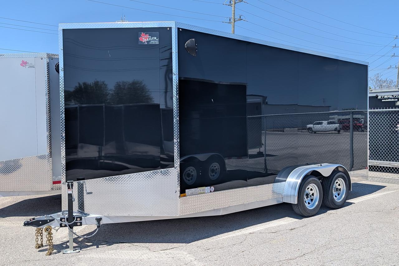 2026 Canadian Trailer Company 7x16 V-Nose Cargo Trailer Aluminum Tandem Axle