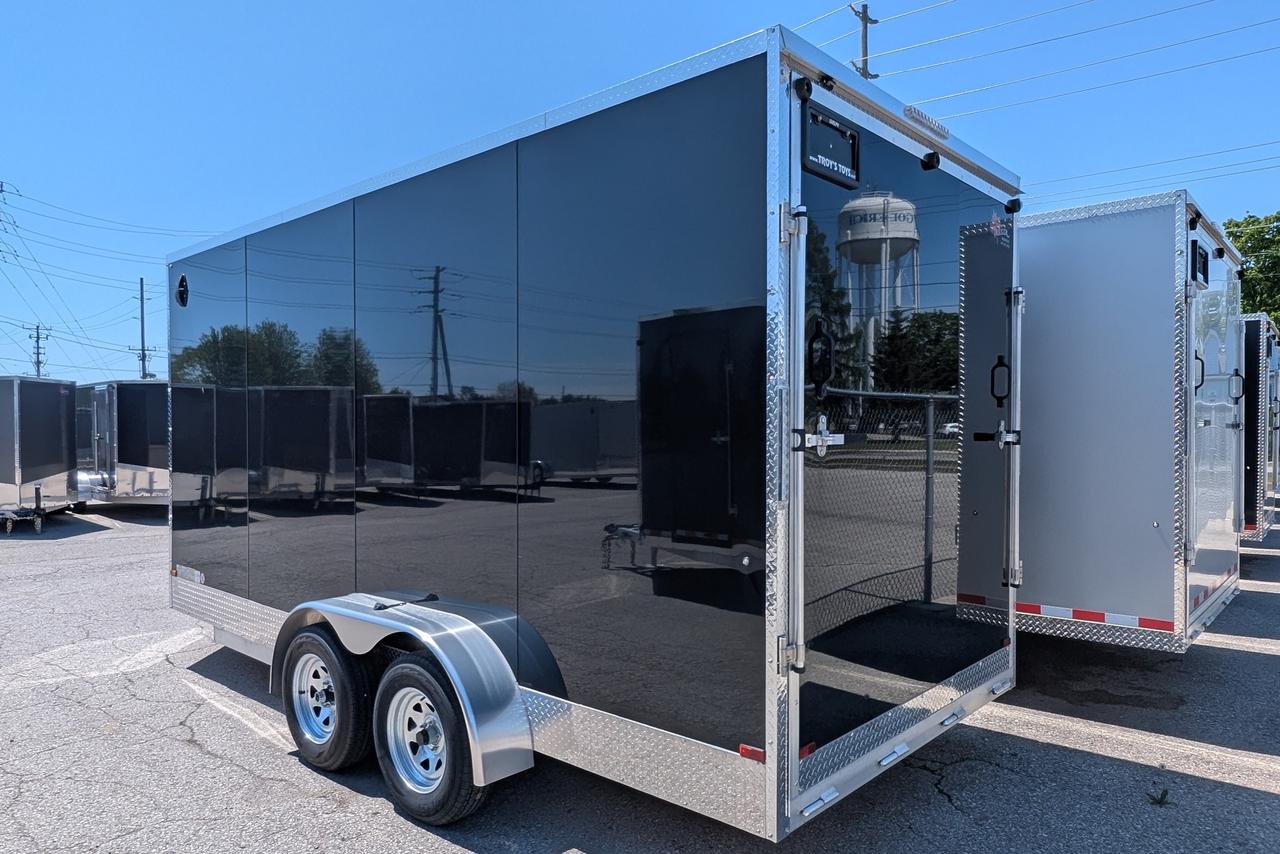 2026 Canadian Trailer Company 7x16 V-Nose Cargo Trailer Aluminum Tandem Axle Photo2