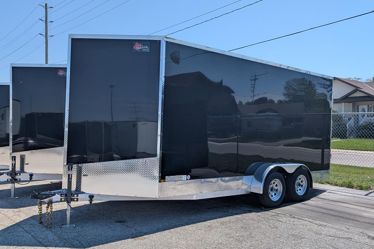 2026 Canadian Trailer Company 7x16 V-Nose Cargo Trailer Aluminum Tandem Axle
