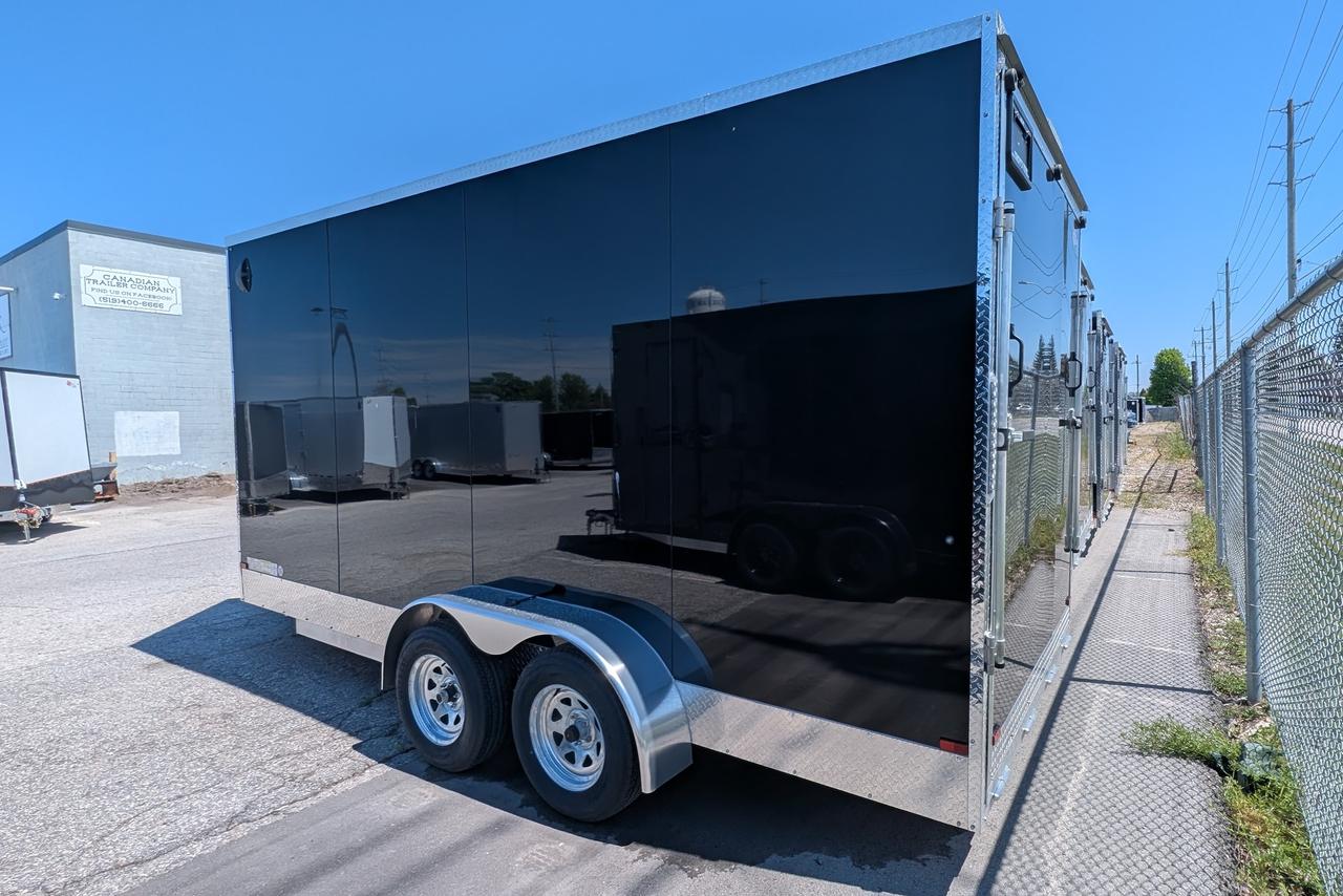 2026 Canadian Trailer Company 7x16 V-Nose Cargo Trailer Aluminum Tandem Axle Photo2