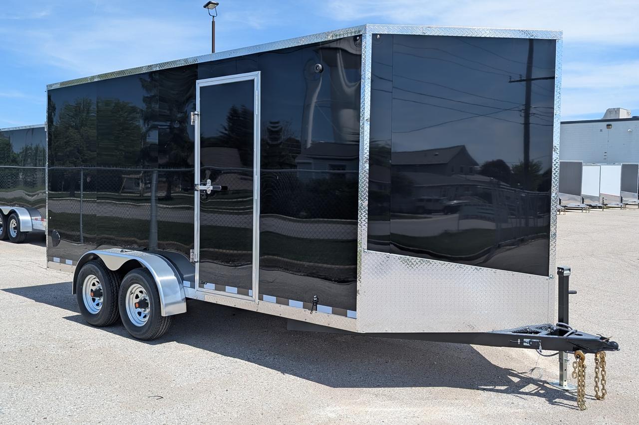 2026 Canadian Trailer Company 7x16 V-Nose Cargo Trailer Steel Tandem Axle