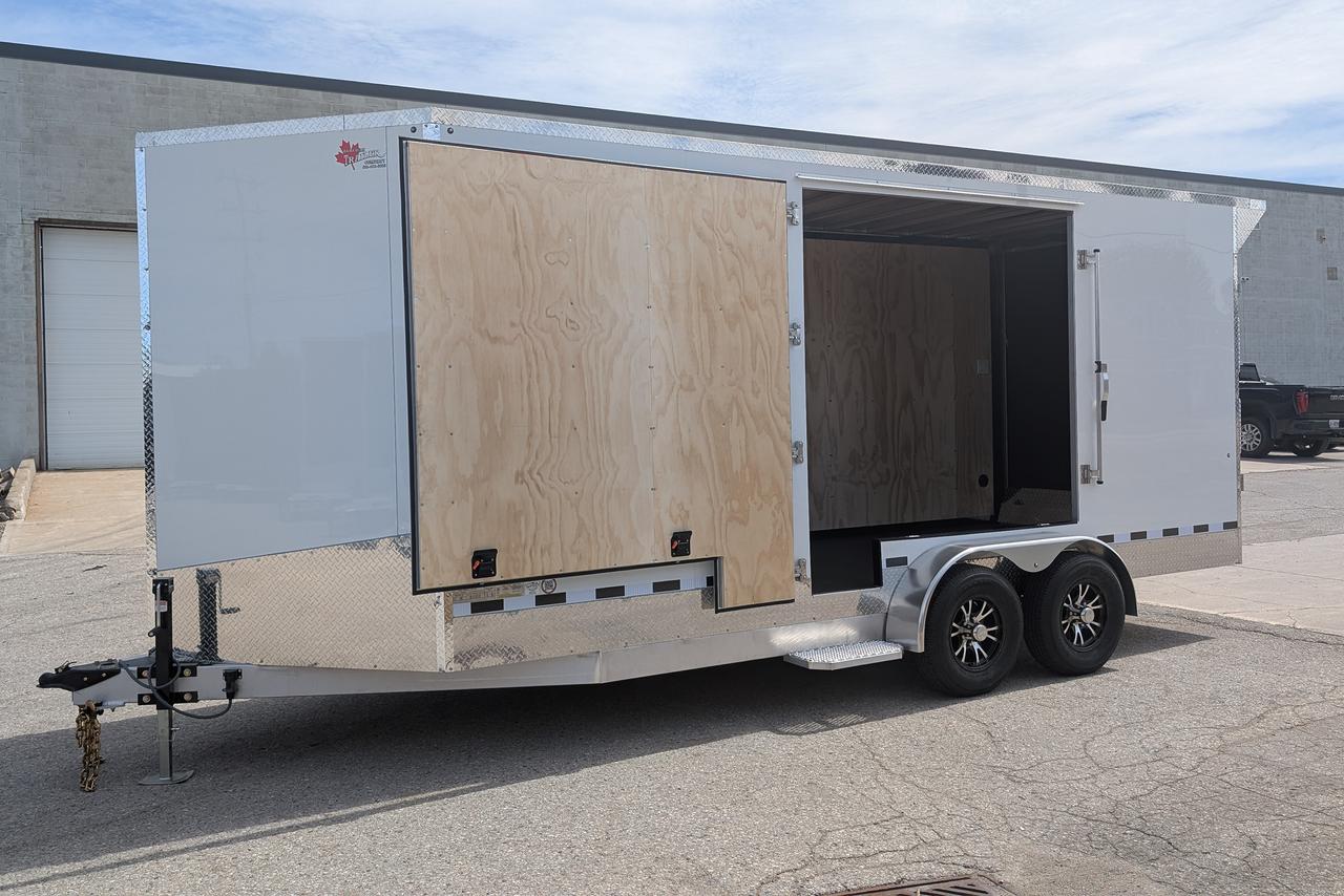 2026 Canadian Trailer Company 7x18 V-Nose Cargo Trailer Aluminum Tandem Axle