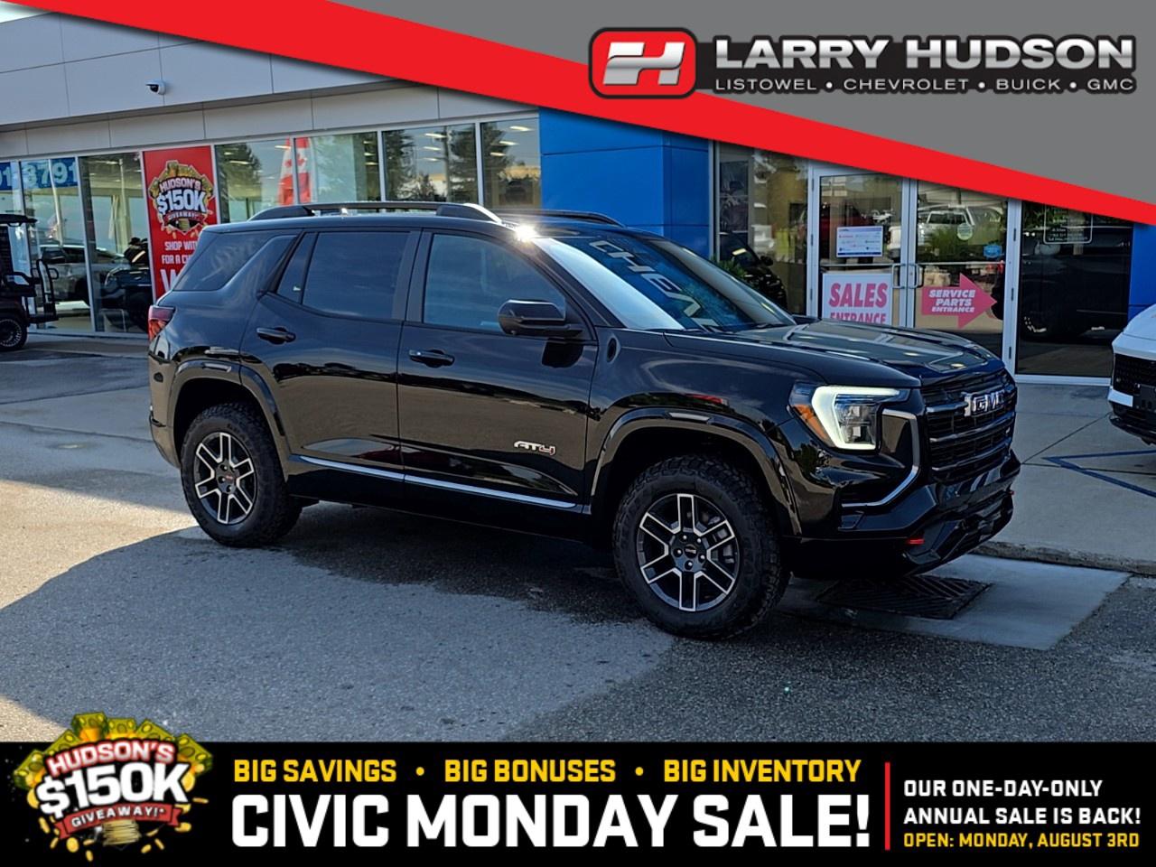 HUDSONS HAS IT! See it - Drive it - Own it - LOVE it. At Larry Hudson Chevrolet Buick GMC we make car buying a breeze! New car pricing with $0 down approvals are among your options (*on approved credit). There are a variety of finance and lease options available. Also expect top dollar for your trade-in! Selling price/payment shown includes cash incentive(s). Does not include HST & Licensing. Bi-Weekly payments reflect current Chevrolet Buick and GMC incentives. We have professional Product Specialist to guide you through your vehicle purchase. Contact us for more info! 1-800-350-3325