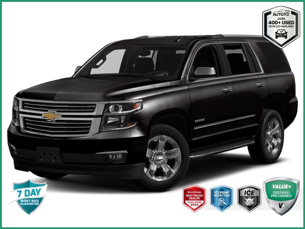 2015 Chevrolet Tahoe LTZ HEATED AND VENTILATED SEATS | POWER LIFTGATE | REAR ENTERTAINMENT SYSTEM | BOSE STEREO | REMOTE START | POWER LIFTGATE | 22 INCH WHEELS Photo