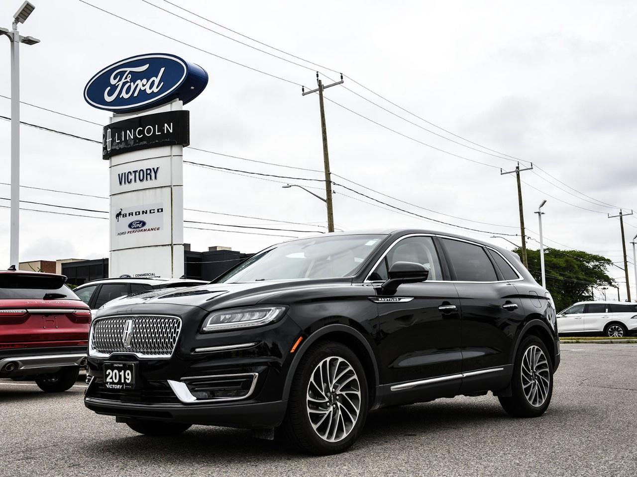 <h2>NOW AVAILABLE AT VICTORY FORD LINCOLN</h2><h1>2019 Lincoln Nautilus 300A AWD</h1><h3>Lincoln Co-Pilot360  Premium Luxury Interior  Intelligent AWD  Refined Midsize SUV</h3><p>This 2019 Lincoln Nautilus 300A AWD delivers sophisticated luxury, advanced technology, and a smooth, quiet ride in a premium midsize SUV. Featuring elegant Lincoln styling, a refined interior, and intelligent all-wheel drive capability, the Nautilus offers exceptional comfort and confidence for every journey.</p><h3>POWER & PERFORMANCE</h3><ul><li><p>2.0L Turbocharged EcoBoost® Engine</p></li><li><p>8-Speed Automatic Transmission</p></li><li><p>Intelligent All-Wheel Drive (AWD)</p></li><li><p>250 Horsepower / 275 lb-ft Torque</p></li><li><p>Lincoln Drive Control</p></li><li><p>Smooth & Quiet Ride Quality</p></li></ul><h3>PACKAGE</h3><ul><li><p>300A Equipment Group</p></li><li><p>Lincoln Co-Pilot360</p></li><li><p>Power Liftgate</p></li><li><p>Remote Start System</p></li><li><p>Premium Interior Appointments</p></li><li><p>Dual-Zone Climate Control</p></li></ul><h3>EXTERIOR FEATURES</h3><ul><li><p>18" Premium Aluminum Wheels</p></li><li><p>Lincoln Signature Grille</p></li><li><p>LED Signature Lighting</p></li><li><p>Hands-Free Power Liftgate</p></li><li><p>Chrome Exterior Accents</p></li><li><p>Sophisticated Luxury SUV Styling</p></li></ul><h3>INTERIOR & COMFORT</h3><ul><li><p>Premium Leatherette Seating Surfaces</p></li><li><p>10-Way Power Driver Seat</p></li><li><p>10-Way Power Passenger Seat</p></li><li><p>Dual-Zone Automatic Climate Control</p></li><li><p>60/40 Split-Folding Rear Seats</p></li><li><p>Quiet Flight Cabin Experience</p></li></ul><h3>TECHNOLOGY</h3><ul><li><p>SYNC® 3 Infotainment System</p></li><li><p>8" Touchscreen Display</p></li><li><p>Apple CarPlay® & Android Auto</p></li><li><p>Lincoln Connect with Wi-Fi Hotspot</p></li><li><p>Push-Button Shift System</p></li><li><p>Rear View Camera</p></li></ul><h3>SAFETY & DRIVER ASSISTANCE</h3><ul><li><p>Lincoln Co-Pilot360</p></li><li><p>Blind Spot Information System (BLIS®)</p></li><li><p>Lane Keeping System</p></li><li><p>Pre-Collision Assist with Automatic Emergency Braking</p></li><li><p>Cross-Traffic Alert</p></li><li><p>Rear View Camera</p></li><li><p>Auto High-Beam Headlamps</p></li></ul><h3>HIGHLIGHTS</h3><ul><li><p>300A Equipment Group</p></li><li><p>Lincoln Co-Pilot360</p></li><li><p>Intelligent AWD</p></li><li><p>Premium Luxury Interior</p></li><li><p>Quiet & Comfortable Ride</p></li><li><p>Elegant Lincoln Design</p></li></ul><h3>Special Offer:</h3><p><strong>Peace of Mind Included:</strong> 3-Month Comprehensive Warranty (for vehicles under 10 years old & under 160,000 km) No-Haggle, Live Market Pricing  Transparent & Competitive All-Inclusive Pricing: Fees, Reconditioning, and Full Detailing Included (Taxes & Licensing Extra)</p><h4>Additional Details:</h4><p><strong>Keys:</strong> Standard with one key. Additional keys (if provided by the previous owner) included at no cost. Optional key purchases available upon request.</p><p><strong>Visit Victory Ford Lincoln Today</strong> Schedule your appointment to experience this exceptional vehicle.</p>