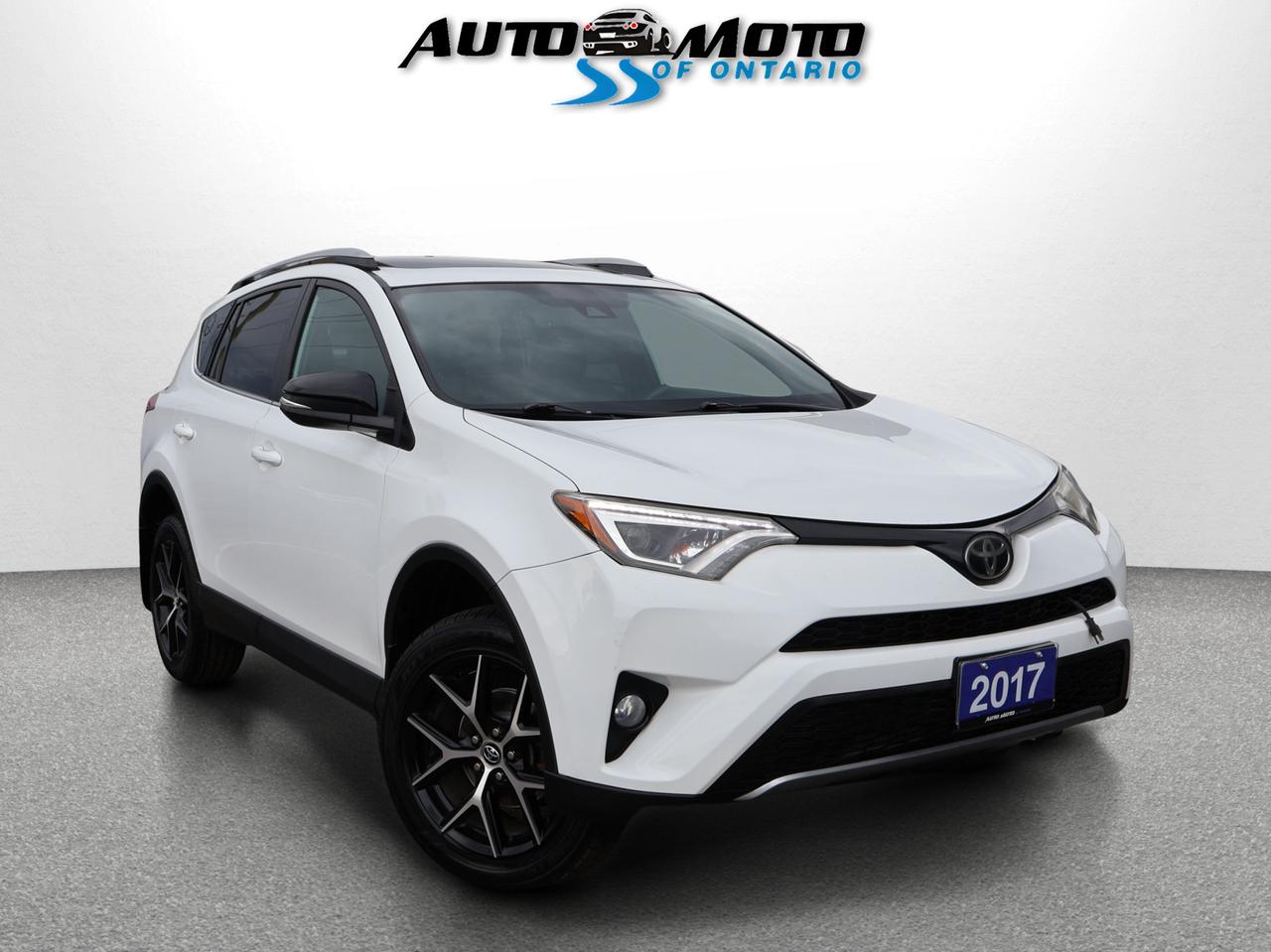 <p>*SAFETY INCLUDED*ONE OWNER*ACCIDENT FREE*SERVICE RECORDS*<span> </span><span>Very Clean Toyota AWD Rav4 SE 2.5L 4Cyl </span><span>with Automatic Transmission</span><span>. White on Black</span><span> Leather Interior, Fully Loaded with: Power Windows, Power Locks, and Power Heated Mirrors, CD/AUX/USB, AC, Keyless Entry, Heated Front Seats, Back Up Camera, Sunroof, Push To Start, Fog Light, Cruise Control, Power Driver Seat, Bluetooth, Side Turning Signals, Alloys, and ALL THE POWER OPTIONS!! </span></p><p><span>-------------------------------------------------</span><br><span>Financing options are available start from 6.29% with $0 Down payment O.A.C.</span><br><span>-------------------------------------------------</span><br><span>SAFETY CERTIFICATION INCLUDED*** Vehicle comes with: Safety Certification, and Car Fax Report ALL INCLUDED!! At no extra cost to you!! Dont miss this opportunity to own a high-quality, pre-owned vehicle. </span><br><span>-------------------------------------------------</span><br><span>Additionally, our vehicles qualify for up to 4 years of extended warranty. Please speak to your sales representative for more information.</span><br><span>-------------------------------------------------</span><br><span>We are open Monday to Saturday from 10am - 6pm, Sundays Closed.</span><br><span>-------------------------------------------------</span><br><span>We also welcome trade-ins, with on-site buyers available to estimate your vehicle on the same day.</span><br><span>-------------------------------------------------</span><br><span>Visit us at 3219 Harvester Road, Burlington, L7N 3N8 or call us at Nine O Five-281-2255 for more information.</span><br><span>------------------------------------------------</span><br><span>Check our inventory at www automotoinc ca</span></p>