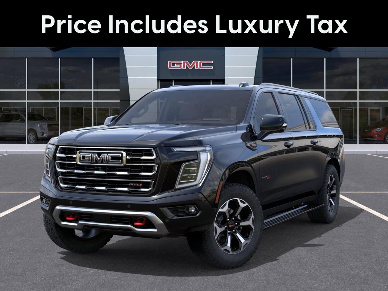 Price Includes Added Accessories Plus 3 Years Sirius XM | AT4 Premium Package | LPO - AT4 Appearance Package | Engine Block Heater
The 2026 GMC Yukon XL AT4 in Onyx Black is built for drivers who demand capability without compromise. Paired with a 5.3L V8, full-time 4WD, and AT4-exclusive off-road-ready features, this full-size SUV is equally at home towing heavy loads, navigating trails, or hauling the whole crew in comfort. With only 10 km on the odometer, this is as fresh as it gets.

- AT4-exclusive Red recovery hooks and all-terrain 275/60R20 Blackwall tires  ready for off-pavement adventure
- 5.3L V8 engine with 4WD and heavy-duty trailering package including 7-wire harness and 2 receiver
- Bose 10-speaker Surround Sound system with CentrePoint technology for a premium in-cabin audio experience
- Hands-free AutoSense Power Liftgate with presence detection  ideal when your hands are full
- Heated second-row outboard seats and 8-way power drivers seat with 4-way lumbar and 2-driver memory settings
- Full suite of active safety tech: Rear Cross Traffic Braking, Reverse Automatic Braking, Enhanced Automatic Parking Assist, and Teen Driver mode
- LED headlamps with Daytime Running Lamps, enhanced animation, and Rainsense front wipers
- Power tilt and telescopic steering column with memory settings, remote start, and Universal Home Remote

Ready to make it yours? Visit Birchwood Chevrolet Buick GMC online at birchwoodchevrolet.ca to reserve this Yukon XL AT4, start your purchase, or book a test drive. Have questions? Our team is happy to walk you through every detail  reach out anytime.
See three brands under one roof at Birchwood Chevrolet Buick GMC  the only place in Winnipeg where you can compare GMC, Chevrolet, and Buick all in one visit. Save yourself some time, see a great selection, and learn everything you need to know. 

Your Experience is Everything at Birchwood Chevrolet Buick GMC. 

Click, call (204) 837-5811, or visit Birchwood Chevrolet Buick GMC at the Birchwood Auto Park, 3965 Portage Avenue West at the Perimeter.

Dealer Permit #4240.
Dealer permit #4240