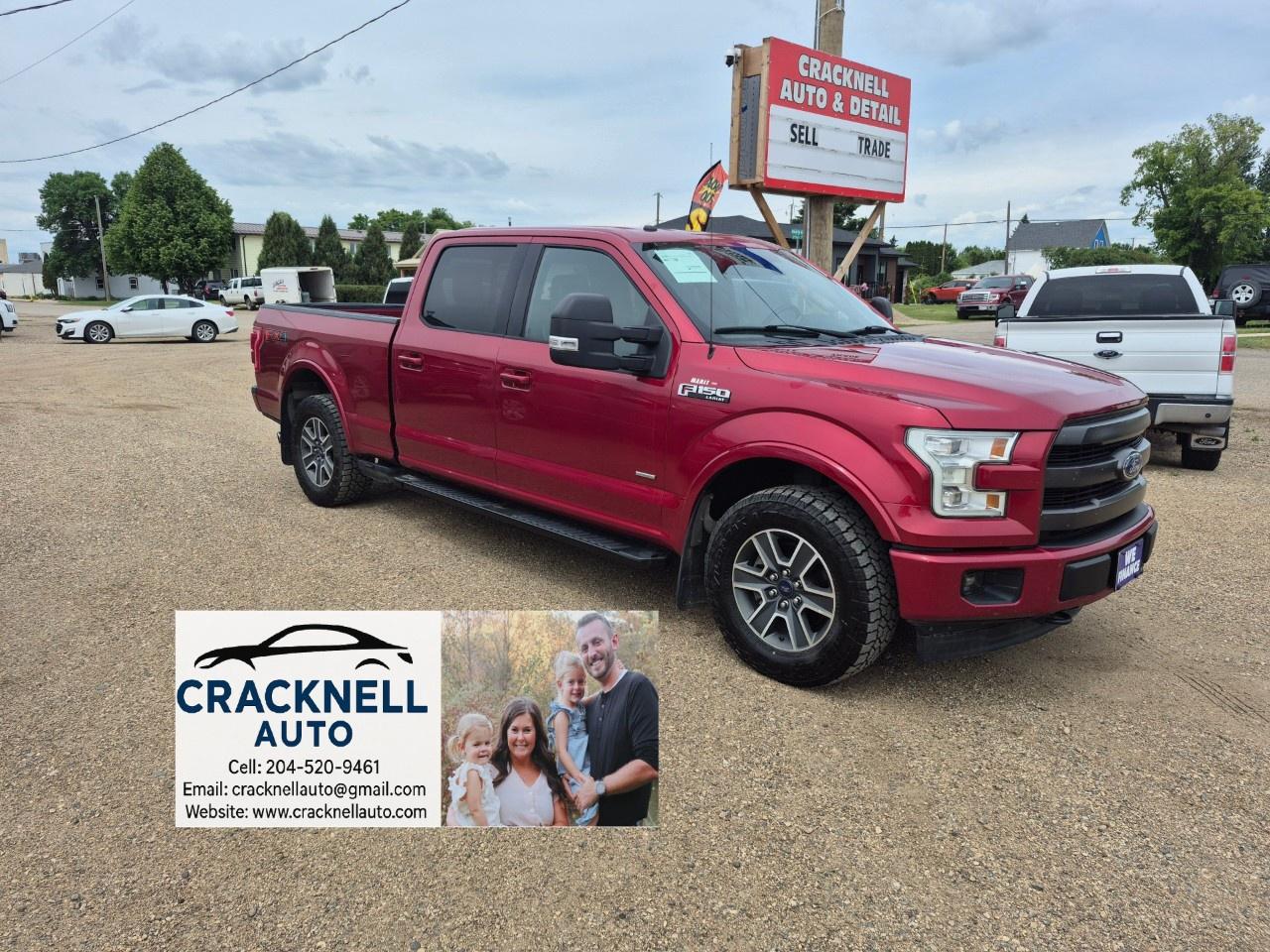 Used 2016 Ford F-150 4WD SuperCrew Styleside 6-1/2 Ft Box Lariat for sale in Carberry, MB