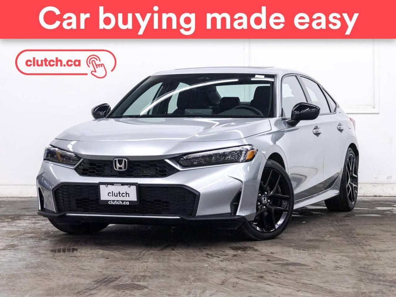 Electric Parking Brake, Brake Assist, Front Heated Seats and more!<br> <br>Clutch is the largest online used car retailer in Canada, delivering a seamless, hassle-free car-buying experience to drivers everywhere. Shop thousands of used cars online, get the right one delivered to your door, and enjoy peace of mind with our 10-Day Money-Back Guarantee. How sweet is that? To learn more, visit clutch.ca.<br> <br>The top features for this car include:<br> <br>Automatic High Beams<br>Electric Parking Brake<br>Brake Assist<br>Front Heated Seats<br>Folding Rear Seats<br>Climate Control<br>Dual Zone Front Climate Control<br>Speed-Sensitive Volume<br>Bluetooth Music<br>Touchscreen Display<br>Cruise Control<br>Adaptive Cruise Control<br>12V Outlet<br>Hands Free Device Connectivity<br>Apple CarPlay<br>Android Auto<br>USB Input<br>Keyless Entry<br>Push Button Start<br>Passive Keyless Entry<br>Keyfob Remote Start<br>Rear Seat Reminder<br>Lane Departure Warning<br>Active Lane Keep Assistance<br>Blindspot Sensors<br>Forward Collision Mitigation<br>Rear Collision Warning<br>Rear Cross Traffic Alert<br>Pedestrian Detection<br>Driver Attention Alert<br>Traffic Sign Recognition<br>Heated Steering Wheel<br>One-Touch Windows<br>Rear Window Defroster<br>Sunroof<br>Hill Assistance<br>Rear View Camera<br>AM/FM Stereo<br> <br>Seamless home delivery - Delivery to your door in a matter of days. Available on select packages.<br> <br>Try it out for 10 days - If you do not like it, we will take it back. <br> <br>Quality assured - All cars go through our rigorous 210-point inspection and reconditioning process.<br> <br>Peace of mind - Warranty and protection plans available.<br> <br>Haggle-free - No haggling or hard sells.<br> <br>100% Transparency - Full inspection reports on every car, including high-res photography and a free Carfax report.<br> <br>Listed price is for cash purchase only and does not include taxes, Shipping Fees (if applicable), Delivery Fees (if applicable), government licensing fees.<br> <br>Previous Provincial Registrations:<br>Ontario<br> <br>Stock # 112087