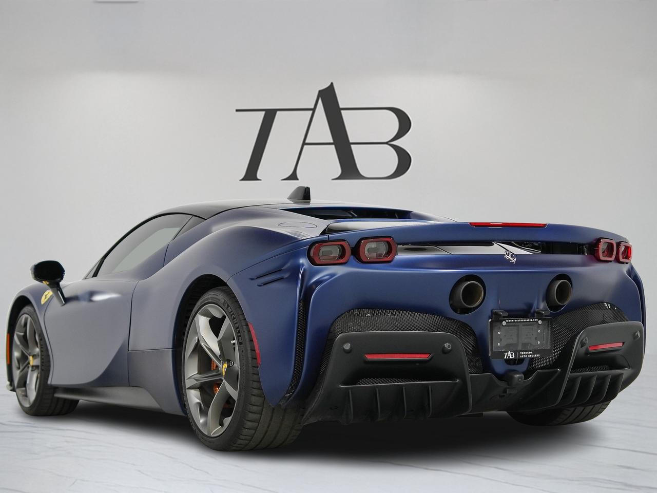 2022 Ferrari SF90 Stradale MATTE BLUE | CARBON FIBER | 20 IN Photo4