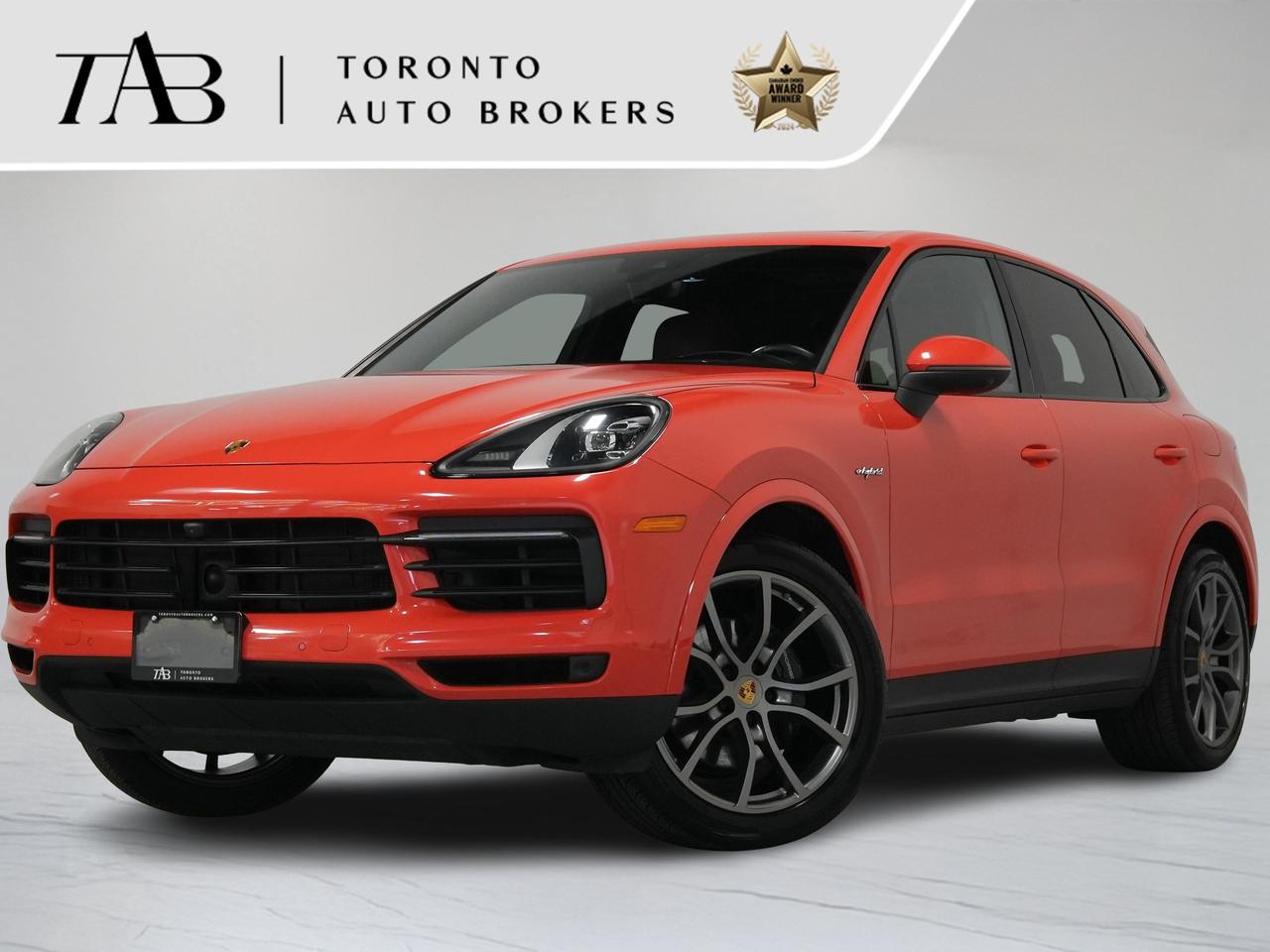 This 2021 Porsche Cayenne E-Hybrid is a Canadian vehicle with a clean Carfax report and it combines electrified efficiency with Porsches signature performance and everyday luxury. Blending a turbocharged engine with plug-in hybrid technology, it delivers smooth power, impressive responsiveness, and improved efficiency without compromising driving dynamics. Finished with the desirable Premium Package, this Cayenne E-Hybrid is equipped with high-end comfort, technology, and design features, making it a refined yet capable luxury SUV for both city driving and long-distance travel.

Key Features:

3.0L Turbocharged V6 Plug-in Hybrid System
8-Speed Tiptronic S Automatic Transmission
Porsche Traction Management (AWD)
Premium Package
Panoramic Sunroof
Head-Up Display (HUD)
21-Inch Alloy Wheels
Adaptive Air Suspension
Leather Upholstery
Power Adjustable Front Seats with Memory
Heated Front Seats
Dual-Zone Automatic Climate Control
Porsche Communication Management (PCM) Infotainment System
Navigation System

NOW OFFERING 3 MONTH DEFERRED FINANCING PAYMENTS ON APPROVED CREDIT. 

WE OFFER THE BEST FINANCE RATES, AND DONT CHARGE ANY FINANCING FEE

Looking for a top-rated pre-owned luxury car dealership in the GTA? Look no further than Toronto Auto Brokers (TAB)! Were proud to have won multiple awards, including the 2024 AutoTrader Best Priced Dealer, the 2026 Best in Business award, the 2025 CarGurus Award, the 2026 Top Choice Award, the 2026 Dealer Rater Consumer Satisfaction Award, the 2026 Canadian Choice Award, the 2026 Three Best Rated Dealer Award, and many more!

With 30 years of experience serving the Greater Toronto Area, TAB is a respected and trusted name in the pre-owned luxury car industry. Our 30,000 sq.Ft indoor showroom is home to a wide range of luxury vehicles from top brands like BMW, Mercedes-Benz, Audi, Porsche, Land Rover, Jaguar, Aston Martin, Bentley, Maserati, and more. And we dont just serve the GTA, were proud to offer our services to all cities in Canada, including Vancouver, Montreal, Calgary, Edmonton, Winnipeg, Saskatchewan, Halifax, and more.

At TAB, were committed to providing a no-pressure environment and honest work ethics. As a family-owned and operated business, we treat every customer like family and ensure that every interaction is a positive one. Come experience the TAB Lifestyle at its truest form, luxury car buying has never been more enjoyable and exciting!

We offer a variety of services to make your purchase experience as easy and stress-free as possible. From competitive and simple financing and leasing options to extended warranties, aftermarket services, and full history reports on every vehicle, we have everything you need to make an informed decision. We welcome every trade, even if youre just looking to sell your car without buying, and when it comes to financing or leasing, we offer same day approvals, with access to over 50 lenders, including all of the banks in Canada. Feel free to check out your own Equifax credit score without affecting your credit score, simply click on the Equifax tab above and see if you qualify.


Call us today or visit our website to learn more about our inventory and services. And remember, all prices exclude applicable taxes and licensing, and vehicles can be certified at an additional cost of $999.