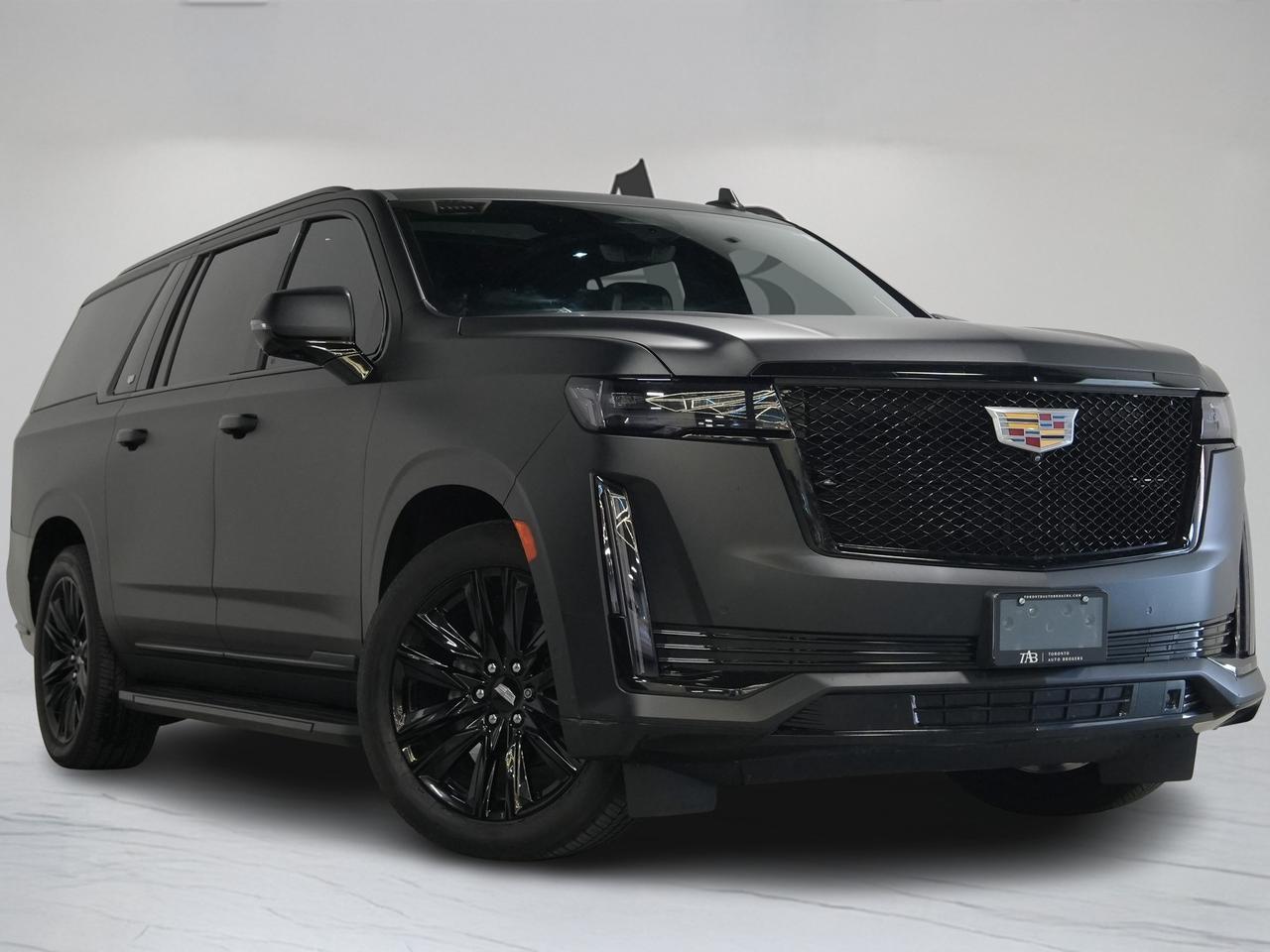 2021 Cadillac Escalade ESV | SPORT | MATTE BLACK | DVD | 7 PASS | 22 IN Photo