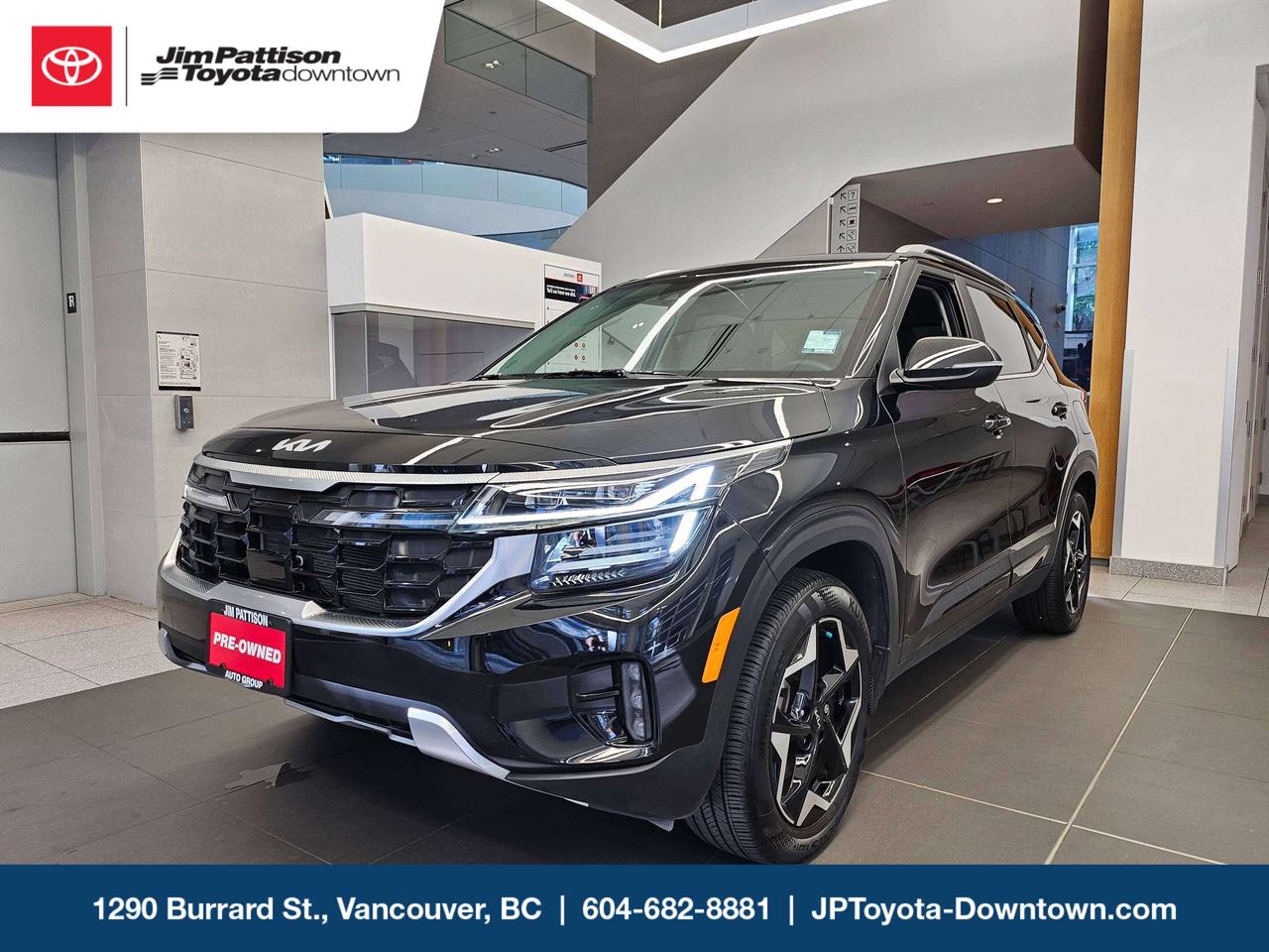 Upgrade your urban adventures without breaking the bank! This beautiful 2024 Kia Seltos EX Premium features an active All-Wheel Drive system, a clean no-accident history, and low kilometers. Packed with advanced comfort features, it is the perfect size for tight downtown parking and weekend highway escapes.

Owner Protection Plan: Our Owner Protection Plan provides you with reassurance when you purchase a pre-owned automobile from the Jim Pattison Auto Group. The features include the following: 30-Day Powertrain Guarantee Drive away with the perfect vehicle for you and the peace of mind knowing that we stand behind each and every select pre-owned vehicle we sell. CARFAX Vehicle History Report We offer full transparency with every one of our select pre-owned vehicles. A CARFAX vehicle history report provides you with everything you need to know about your pre-owned vehicle of choice.  Detailed Cosmetic Reconditioning Comprehensive Mechanical & Safety Inspection Every Select pre-owned vehicle we offer has been rigorously inspected by a highly trained service technician to ensure safety, quality and provide peace of mind. 14-Day Owner Exchange Program Should any mechanical issue arise with the vehicle you have purchased that we are unable to resolve to your satisfaction, you may exchange it with the dealership you purchased it from for a suitable replacement within fourteen days of purchase. We will provide you a full credit towards your selected quality pre-owned replacement vehicle of equal or greater value. Subject to terms and conditions, see dealership for details. Lien-Free Guarantee We guarantee all our pre-owned vehicles are 100% lien free, one of many benefits of buying from a professional and licensed dealer. 
Price includes documentation fee ($595) and VSA transaction levy ($10). Finance placement fee ($495) if applicable, GST and PST are additional. D#30692 TEXT our sales team directly at (604) 265-9212