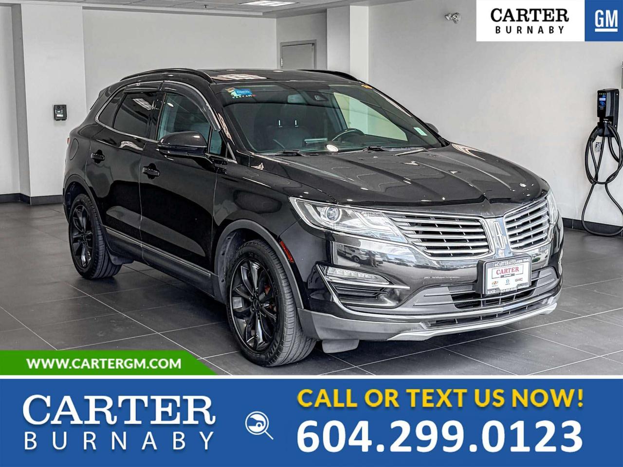 Experience premium comfort and confidence in this 2015 Lincoln MKC AWD, powered by a responsive 2.0L EcoBoost engine and equipped with a panoramic sunroof, heated power memory seats, navigation, and a power liftgate. Enjoy your favourite music with the CD player and XM Radio, while advanced features like Park Assist and Traction Control help make every drive easier and more secure. Combining luxury, practicality, and all-wheel-drive capability, this MKC is ready for any adventure. Come take it for a test drive today and experience all this stylish vehicle has to offer!

WHY CARTER GM BURNABY?

- An unrivalled vehicle purchasing experience!
- Exceeding our loyal customers expectations since 1963
- 4.5 Google star rating (with 2,300+ customer reviews)
- Cargurus Top-rated Dealer 2025 Award
- Cargurus Top Value Dealer 2025 Award
- Peace of mind - 150-point vehicle inspection
- CARFAX - full vehicle service history - purchase with confidence!
- Vehicle trades welcome! Best price guaranteed!
- We provide upfront pricing, zero hidden fees, and 100% transparency
- Fast approvals and 99% acceptance rates (no matter your current credit status!)
- Multilingual staff (many languages spoken)
- Comfortable non-pressured environment with in-store television, WIFI and a childrens play area!
- In-store restaurant: fresh daily menu





Were here to help you drive the vehicle you want, the vehicle you deserve!
QUESTIONS? GREAT! WEVE GOT ANSWERS!
To speak with a friendly vehicle specialist - CALL NOW!
The advertised price includes all standard dealer fees and any applicable manufacturer or dealer incentives. It does not include applicable taxes, licensing, insurance, or optional products or services. Dealer fees will be clearly broken out and itemized on the bill of sale, maximum total of fees $595.00. Prices are shown in Canadian dollars. While we make every effort to ensure accuracy, vehicle details, pricing, options, and availability are subject to change without notice. Please confirm all information with dealership sales management before purchase. Dealer Code: 81129