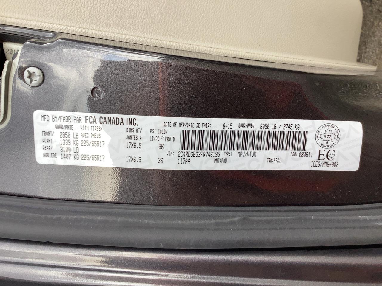 2015 Dodge Grand Caravan SXT | Stow n Go | Safety Certified | FWD Photo