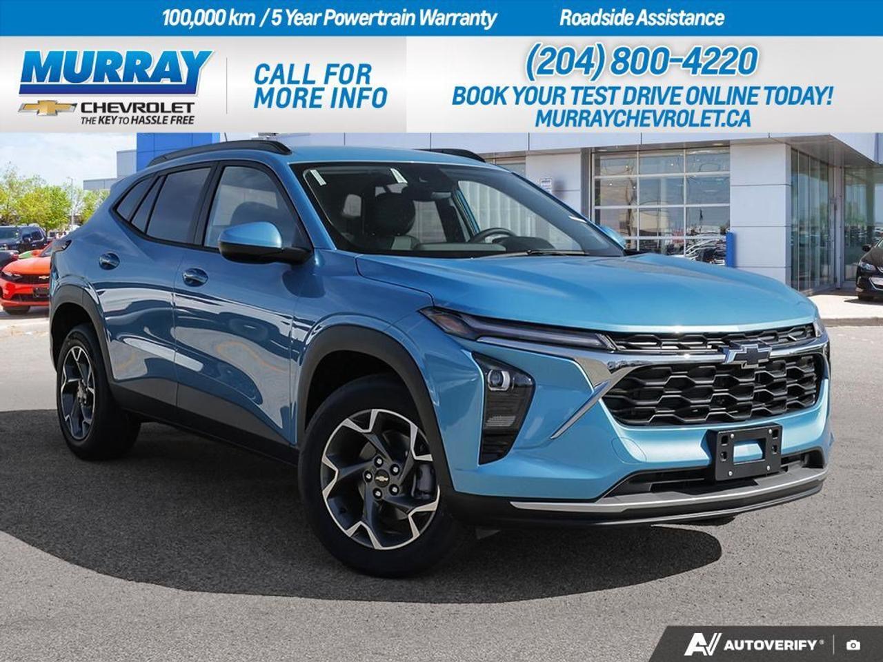 * ENGINE BLOCK HEATER * * MARINA BLUE METALLIC * * TRANSMISSION 6-SPEED AUTOMATIC (STD) *  Experience the perfect blend of style and function with the 2026 Chevrolet Trax LT in stunning Marina Blue Metallic. This sport utility vehicle is designed to elevate your driving experience with its innovative features and modern aesthetics.  Under the hood, the Trax LT boasts a robust ECOTEC 1.2L Turbocharged Gas 3-Cylinder engine, delivering a spirited 137 hp and 162 lb-ft of torque. Paired with a smooth 6-speed automatic transmission, this setup ensures a dynamic and responsive drive, whether youre navigating city streets or cruising along scenic routes.  Stay confident on the road with advanced safety features like Lane Departure Warning, Blind Spot Monitor, and Adaptive Cruise Control. Enjoy the convenience of Keyless Start and Remote Engine Start, making every journey as seamless as possible. With smart technology like a WiFi Hotspot and Bluetooth Connection, youll stay connected wherever the road takes you.  The interior offers a comfortable and modern space with features like Heated Front Seats, a Heated Steering Wheel, and Climate Control, ensuring a cozy ride in any weather. The Trax LTs design is complemented by Aluminum Wheels and a Rear Spoiler, adding a touch of sophistication to its sporty profile.  Dealer Permit #1740