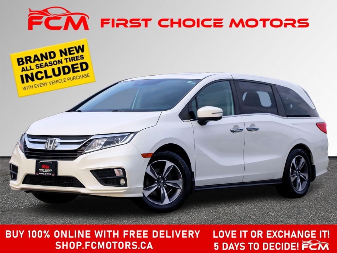 ** ** SPECIAL LIMITED TIME OFFER ** ** PURCHASE ANY VEHICLE THIS WEEK AND RECEIVE 4 BRAND-NEW ALL-SEASON TIRES AT NO ADDITIONAL COST!!! DON   T MISS THIS EXCLUSIVE CHANCE TO UPGRADE YOUR RIDE AND STAY PREPARED FOR ANY WEATHER!!! <br><br>EXCITING NEWS FROM FIRST CHOICE MOTORS! Our brand-new online showroom is now open to the public, bringing the ultimate car shopping experience right to your fingertips! Enjoy a 100% online car shopping experience, with over 500 certified vehicles in stock, comprehensive protection plans, and thousands of new auto parts & accessories available! Plus, for a limited time, were offering FREE deliveries across Ontario on all vehicle purchases! Dont miss out   visit Shop.fcmotors.ca to find and upgrade your perfect vehicle today!<br><br>Welcome to First Choice Motors, the largest car dealership in Toronto of pre-owned cars, SUVs, and vans priced between $5000-$15,000. With an impressive inventory of over 300 vehicles in stock, we are dedicated to providing our customers with a vast selection of affordable and reliable options. <br><br>Were thrilled to offer a used 2019 Honda Odyssey EX, white color with 195,000km (STK#10069) This vehicle was $19990 NOW ON SALE FOR $18990. It is equipped with the following features:<br>- Automatic Transmission<br>- Sunroof<br>- Heated seats<br>- Bluetooth<br>- Apple CarPlay<br>- Reverse camera<br>- Blind spot camera<br>- Alloy wheels<br>- 7 Passenger<br>- Power windows<br>- Power locks<br>- Power mirrors<br>- Air Conditioning<br><br>At First Choice Motors, we believe in providing quality vehicles that our customers can depend on. All our vehicles come with a 36-day guarantee on all safety related items. We also offer additional warranty options up to 5 years for our customers who want extra peace of mind.<br><br>Furthermore, all our vehicles are sold fully certified with brand new brakes rotors and pads, a fresh oil change, and brand new set of all-season tires installed & balanced. You can be confident that this car is in excellent condition and ready to hit the road.<br><br>At First Choice Motors, we believe that everyone deserves a chance to own a reliable and affordable vehicle. Thats why we offer financing options with low interest rates starting at 7.9% O.A.C. Were proud to approve all customers, including those with bad credit, no credit, students, and even 9 socials. Our finance team is dedicated to finding the best financing option for you and making the car buying process as smooth and stress-free as possible.<br><br>Our dealership is open 7 days a week to provide you with the best customer service possible. We carry the largest selection of used vehicles for sale under $9990 in all of Ontario. We stock over 300 cars, mostly Hyundai, Chevrolet, Mazda, Honda, Volkswagen, Toyota, Ford, Dodge, Kia, Mitsubishi, Acura, Lexus, and more. With our ongoing sale, you can find your dream car at a price you can afford. Come visit us today and experience why we are the best choice for your next used car purchase!<br><br>All prices include $22.00 OMVIC Fee.  Excludes, license plates, ownership registration and ONTARIO HST (13%)<br>*No Credit Card payments can be accepted for Vehicle Purchases*