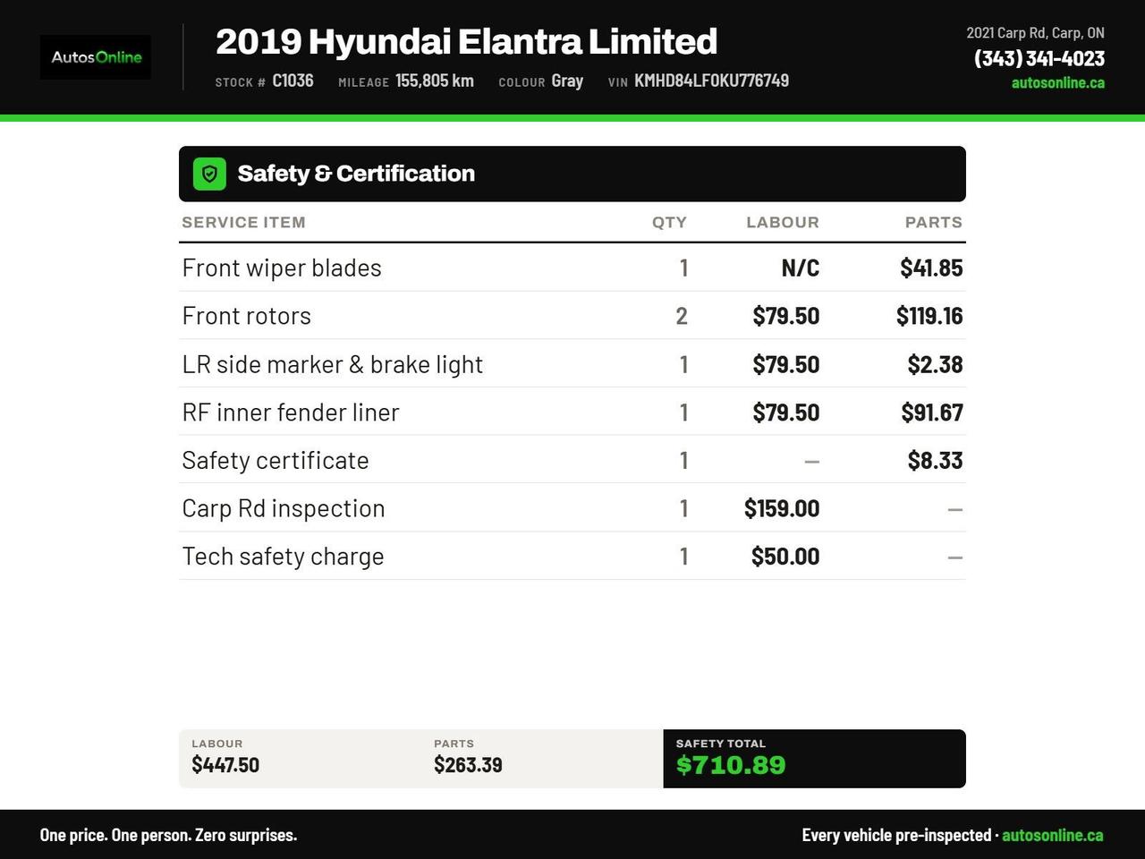 2019 Hyundai Elantra Drive assist-heated steering-heated seats Photo