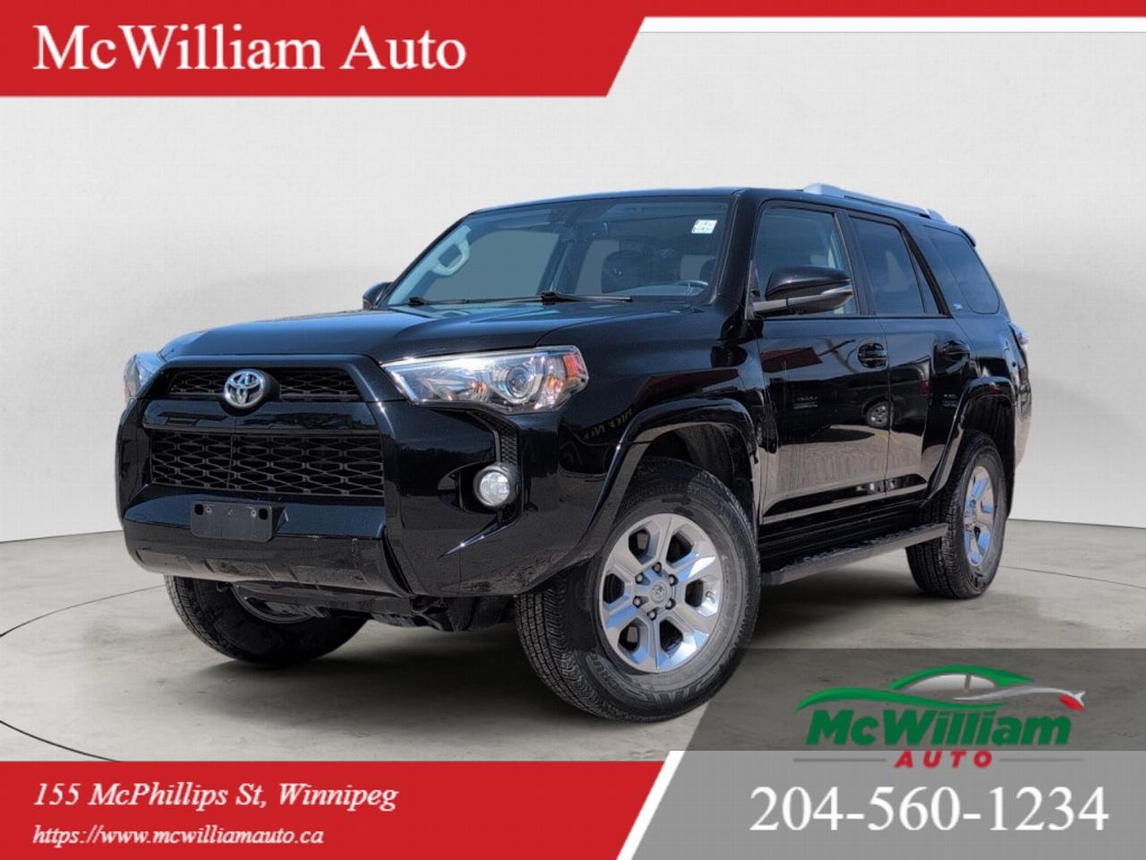 <br>At McWilliam Auto, we operate as a one-price dealership. Our vehicles are competitively priced from the start to offer exceptional value and a transparent buying experience. All vehicle prices are firm and non-negotiable.in.<br><br> MECHANICAL / PERFORMANCE4.0L V6 Engine<br data-start=in.40in. data-end=in.43in. /> Automatic Transmission<br data-start=in.65in. data-end=in.68in. /> Four-Wheel Drive<br data-start=in.84in. data-end=in.87in. /> 2H / 4H / 4L Transfer Case<br data-start=in.113in. data-end=in.116in. /> Locking Differential<br data-start=in.136in. data-end=in.139in. /> Hill Start Assist<br data-start=in.156in. data-end=in.159in. /> Downhill Assist Control<br data-start=in.182in. data-end=in.185in. /> Tow Hitch Receiver<br data-start=in.203in. data-end=in.206in. /> Power Steering<br data-start=in.220in. data-end=in.223in. /> Cruise ControlSAFETYBackup Camera<br data-start=in.262in. data-end=in.265in. /> Electronic Stability Control<br data-start=in.293in. data-end=in.296in. /> Traction Control<br data-start=in.312in. data-end=in.315in. /> ABS Brakes<br data-start=in.325in. data-end=in.328in. /> Brake Assist<br data-start=in.340in. data-end=in.343in. /> Tire Pressure Monitoring System<br data-start=in.374in. data-end=in.377in. /> Advanced Airbag System<br data-start=in.399in. data-end=in.402in. /> Child Safety Rear Door Locks<br data-start=in.430in. data-end=in.433in. /> Automatic Headlights<br data-start=in.453in. data-end=in.456in. /> Rear Window DefrosterTECHNOLOGY / INFOTAINMENTBluetooth Connectivity<br data-start=in.530in. data-end=in.533in. /> Touchscreen Display<br data-start=in.552in. data-end=in.555in. /> USB Input<br data-start=in.564in. data-end=in.567in. /> AUX Input<br data-start=in.576in. data-end=in.579in. /> Steering Wheel Audio Controls<br data-start=in.608in. data-end=in.611in. /> Voice Command Capability<br data-start=in.635in. data-end=in.638in. /> Keyless Entry<br data-start=in.651in. data-end=in.654in. /> Power Windows<br data-start=in.667in. data-end=in.670in. /> Digital Driver Information Display<br data-start=in.704in. data-end=in.707in. /> Premium Audio SystemCOMFORT / INTERIORLeather Package<br data-start=in.766in. data-end=in.769in. /> 7 Passenger Seating<br data-start=in.788in. data-end=in.791in. /> Power Driver Seat<br data-start=in.808in. data-end=in.811in. /> Power Passenger Seat<br data-start=in.831in. data-end=in.834in. /> Dual Zone Climate Control<br data-start=in.859in. data-end=in.862in. /> Power Windows<br data-start=in.875in. data-end=in.878in. /> Power Door Locks<br data-start=in.894in. data-end=in.897in. /> Power Heated Mirrors<br data-start=in.917in. data-end=in.920in. /> Leather Wrapped Steering Wheel<br data-start=in.950in. data-end=in.953in. /> Third Row Seating<br data-start=in.970in. data-end=in.973in. /> Split Folding Rear Seats<br data-start=in.997in. data-end=in.1000in. /> Center Console Storage<br data-start=in.1022in. data-end=in.1025in. /> Front and Rear CupholdersEXTERIOR / STYLINGAlloy Wheels<br data-start=in.1086in. data-end=in.1089in. /> Fog Lights<br data-start=in.1099in. data-end=in.1102in. /> Roof Rails<br data-start=in.1112in. data-end=in.1115in. /> Running Boards<br data-start=in.1129in. data-end=in.1132in. /> Body Colour Door Handles<br data-start=in.1156in. data-end=in.1159in. /> Body Colour Mirrors<br data-start=in.1178in. data-end=in.1181in. /> Privacy Glass<br data-start=in.1194in. data-end=in.1197in. /> Rear Spoiler<br data-start=in.1209in. data-end=in.1212in. /> Rear Wiper<br data-start=in.1222in. data-end=in.1225in. /> Automatic HeadlightsOFF ROAD / CAPABILITYFour-Wheel Drive Capability<br data-start=in.1299in. data-end=in.1302in. /> 2H / 4H / 4L Transfer Case<br data-start=in.1328in. data-end=in.1331in. /> Locking Differential<br data-start=in.1351in. data-end=in.1354in. /> Hill Start Assist Control<br data-start=in.1379in. data-end=in.1382in. /> Downhill Assist Control<br data-start=in.1405in. data-end=in.1408in. /> Off-Road Suspension<br data-start=in.1427in. data-end=in.1430in. /> Tow Capability<br data-start=in.1444in. data-end=in.1447in. /> Skid PlatesDEALER PERMIT #4611<br data-start=in.1481in. data-end=in.1484in. /> Stock Number#4946<br data-start=in.1501in. data-end=in.1504in. /> McWilliam Auto, 155 McPhillips Street, Winnipeg MBIMPORTANT DISCLAIMER: This vehicle is a used vehicle, all the features and information may not be accurate from the descriptions above, please check the vehicle in person and confirm for your self