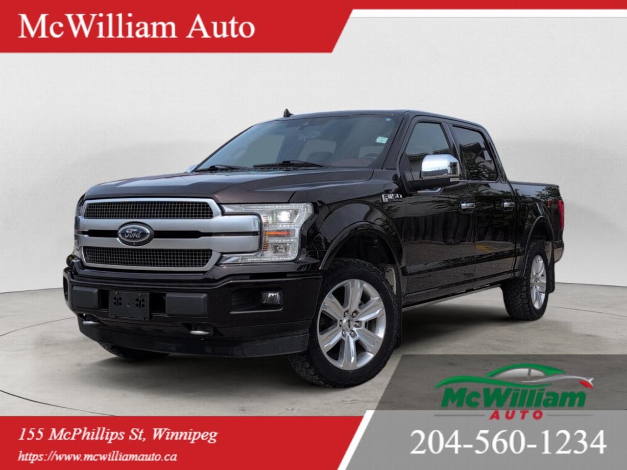 Used 2019 Ford F-150 Platinum l FX4 Off ROad PKG l HTD & AC Seats l B&O Sound System l Remote Start for sale in Winnipeg, MB