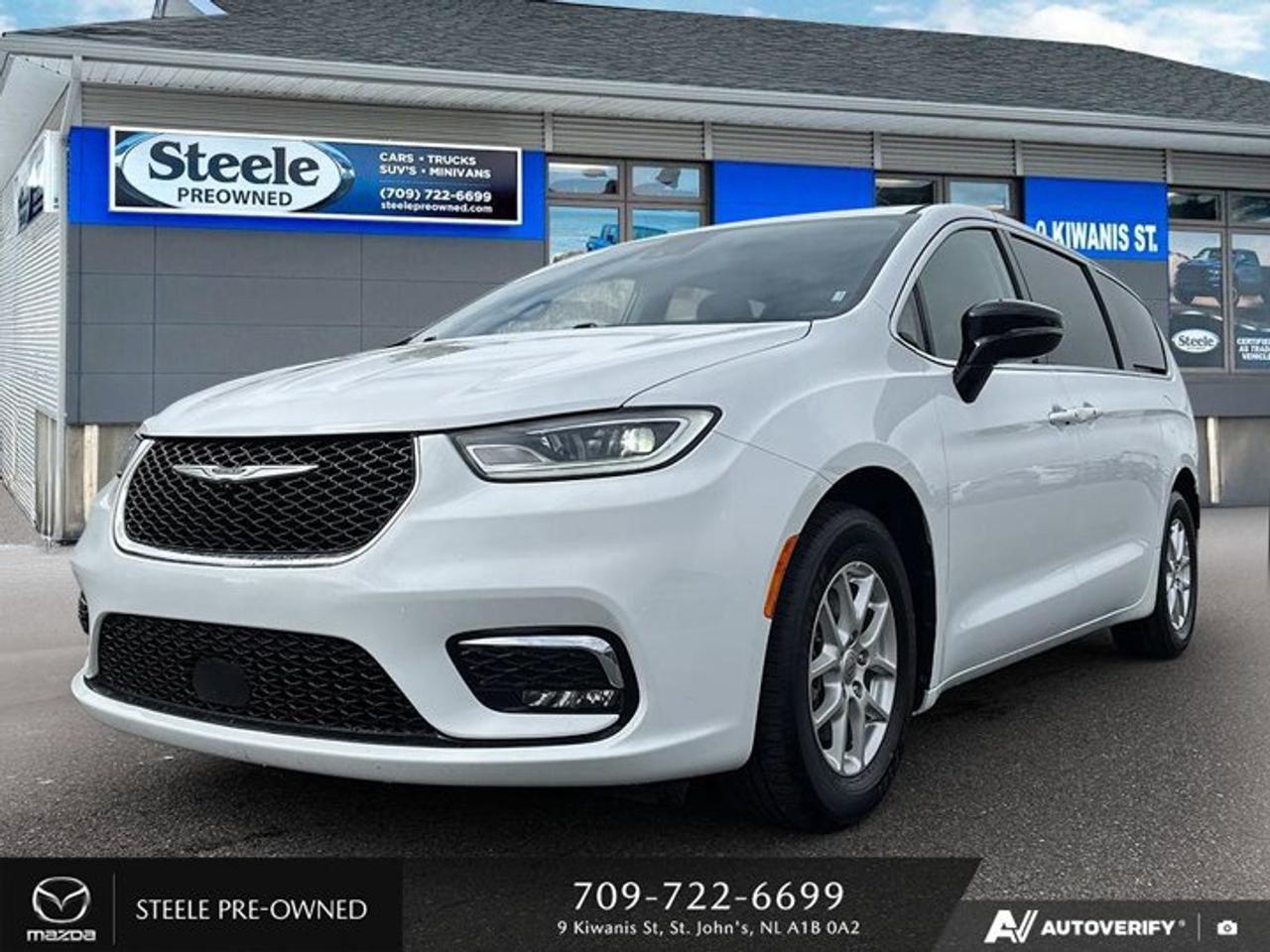 Looking for a spacious and reliable family vehicle? Look no further than this Used 2024 Chrysler Pacifica Touring-L at Steele Mazda St. Johns. With only 90,150 kilometers on the odometer, this minivan is in excellent condition and ready to take on all of your adventures. Equipped with a powerful Regular Unleaded V-6 3.6 L/220 gasoline engine, you can trust that this Pacifica will provide the performance and efficiency you need for city and highway driving. This Chrysler Pacifica boasts a fuel economy of 12 KM/L in the city and 8 KM/L on the highway, making it an economical choice for long road trips or daily commuting. The FWD 9-Speed Automatic w/OD transmission ensures smooth acceleration and seamless gear shifts, while providing a comfortable driving experience for you and your passengers. Dont miss out on the opportunity to own this well-maintained Used 2024 Chrysler Pacifica Touring-L visit Steele Mazda St. Johns today to take it for a test drive!