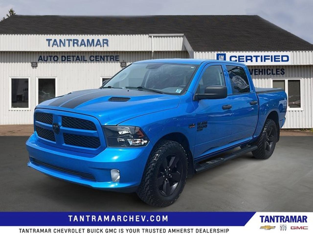 Recent Arrival! Odometer is 103722 kilometers below market average! Hydro Blue Pearlcoat 2019 Ram 1500 Classic ST 4WD 8-Speed Automatic HEMI 5.7L V8 VVTValue Market Pricing.Certified. Certification Program Details: GM Certified details. 3 months 05 5000km (whichever comes first) which can be extended or upgraded to an even more comprehensive Certified Pre-owned Vehicle Protection Plan. 150+ Point Inspection.24/7 roadside assistance for 3 months or 5000kms . 1-month Onstar trial and sign up for a paid plan to enjoy the first two months on us. GM Owner Centre and Mobile App. Free SiriusXM Trial. Rates as low as 3.99% on Eligible Certified Pre owned Models Exchange policy is 30 days 0r 2500kms ,whichever comes first