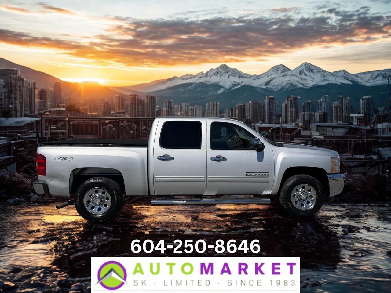 Used 2012 Chevrolet Silverado 1500 LS CREW SB 4WD MAKE ROOM FOR SKYTRAIN SALE! for sale in Langley, BC