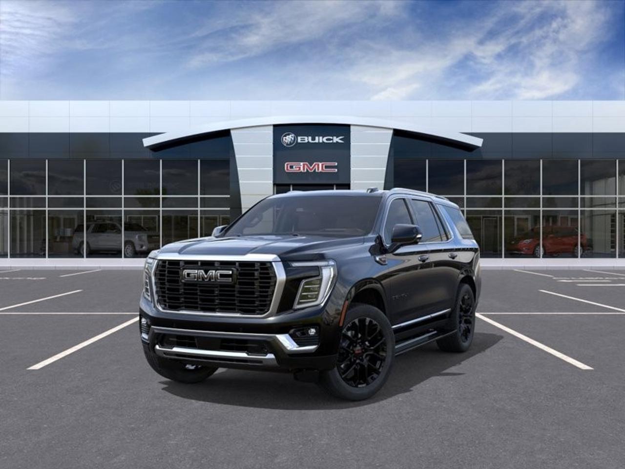 <p>The stunning 2026 GMC Yukon Denali in Onyx Black with its 4×4 drivetrain is designed for those who need rugged capabilities without sacrificing luxury. The automatic transmission ensures a smooth ride, no matter the terrain.</p><p>This full-size SUV comfortably seats the whole family in its Jet Black leather interior, complemented by power-retractable assist steps and 22" multi-spoke gloss black wheels that enhance the vehicle's commanding presence. Relax in the front bucket seats with cooled and heated options, perfect for adapting to any Canadian climate.</p><p>The Yukon Denali boasts advanced technology, including a 16.8" diagonal premium GMC infotainment system with navigation and personalized driver settings. Stay safely connected with the driver assistance features such as lane assist, automatic parking, and Super Cruisea hands-free driver assistance feature. Your travels are made easier with the backup camera and parking sensors, along with a comprehensive rear seat media system to keep passengers entertained.</p><p>With a potent 6.2L ECOTEC3 V8 engine, serious towing capability, and a suite of safety and technology features, families and adventurers alike will appreciate the Yukon Denali's unmatched versatility. Contact Peter Boyer Chevrolet Buick GMC today to experience the luxury and power of your new Yukon Denali!</p>