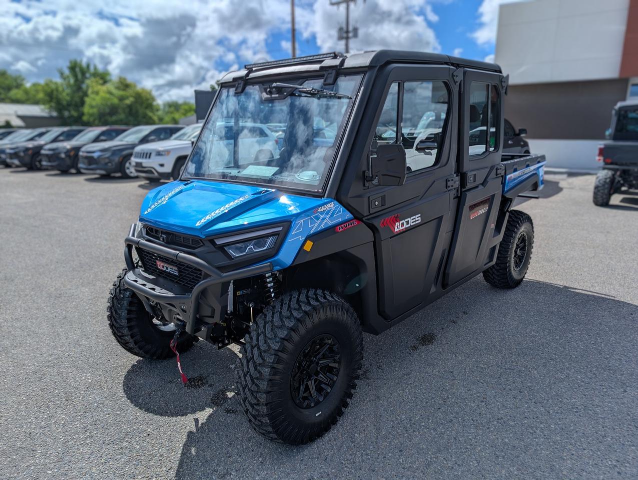 <p>Brand New Aodes Workcross 1000-6 HVAC</p><p>&nbsp;</p><p>Located in Steinbach at Stone Bridge Auto</p><p>&nbsp;</p><p>&nbsp;Tracks and snow plow kit available</p><p>&nbsp;</p><p>Equipped with a heating and cooled cab, a 976cc V-twin engine. Selectable 2WD-4WD-4WD front locking differential, TURF MODE. Independent dual A-arm front & rear, front wiper and washer fluid, and adjustable coil over spring rate. 3 mode adjustable power steering, and a 4500lb winch. Factory Bead lock wheels and light bar. Factory Apple CarPlay/Android Auto, and front and rear facing cameras. MATTRACKS kits in-stock.</p><p>&nbsp;</p><p>&nbsp;$2000 Freight and PDI NOT INCLUDED!</p><p>&nbsp;</p><p>For more information visit aodescanada.ca</p><p>&nbsp;</p><p>3 year limited warranty, financing available.&nbsp;</p><p>&nbsp;</p><p>Dealer permit #5000</p>