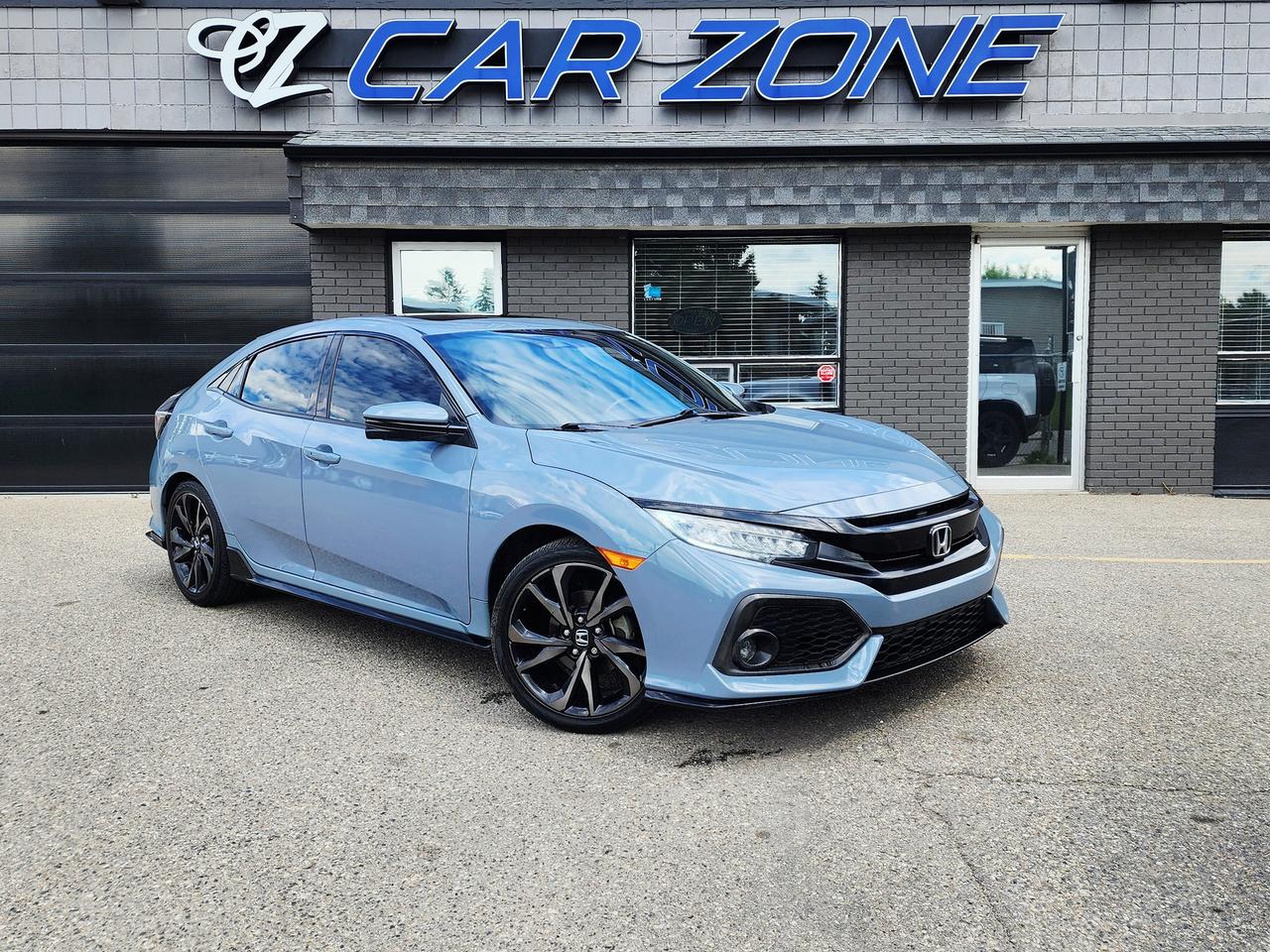 Used 2017 Honda Civic Sport Touring Hatchback | Sonic Gray Pearl | 6MT for sale in Calgary, AB