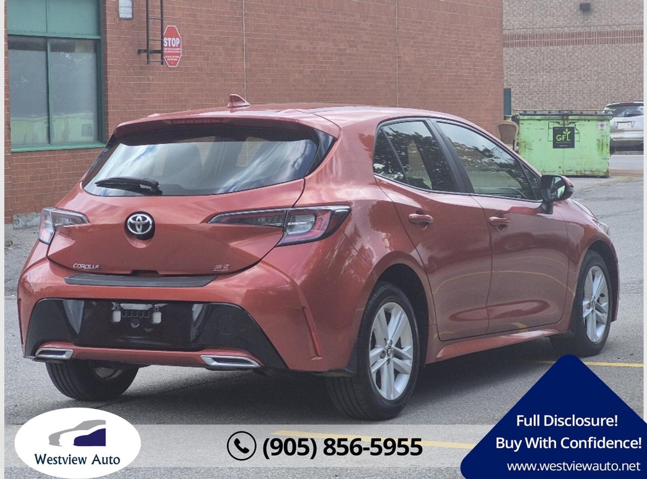 2019 Toyota Corolla Hatchback SE Photo4