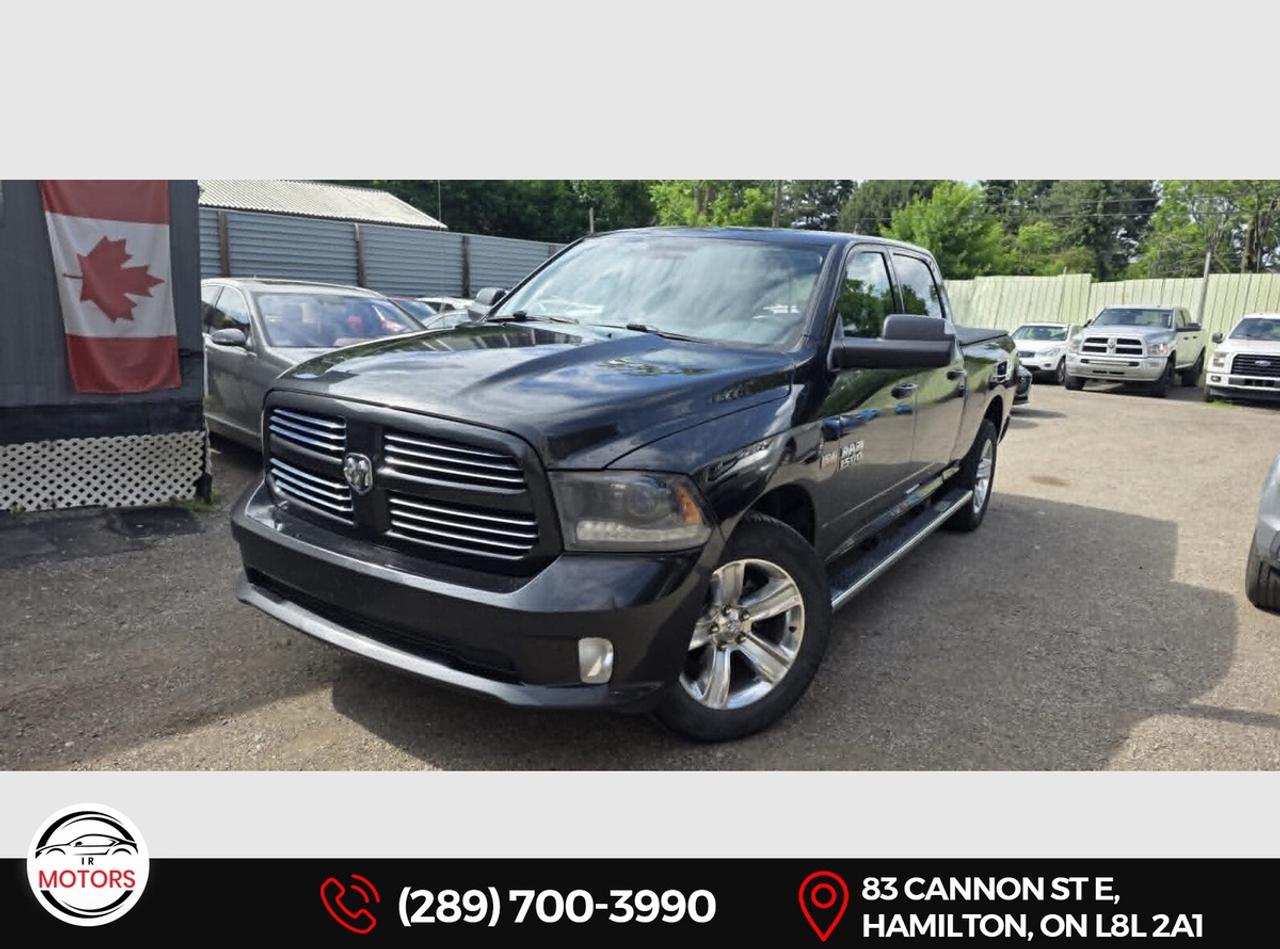 2015 RAM 1500 Sport 4x4 Crew Cab – Certified – 3Y Warranty Sport Photo0