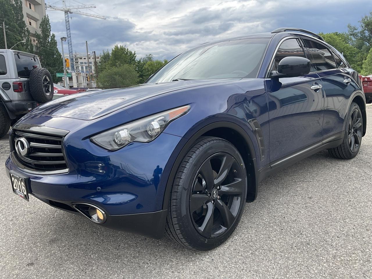 2016 Infiniti QX70 S AWD - LEATHER! NAV! 360 CAM! COOLED SEATS! SUNRO Photo