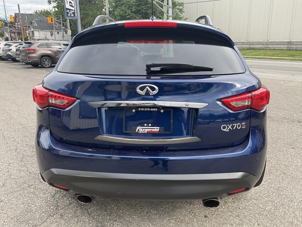 2016 Infiniti QX70 S AWD - LEATHER! NAV! 360 CAM! COOLED SEATS! SUNRO Photo