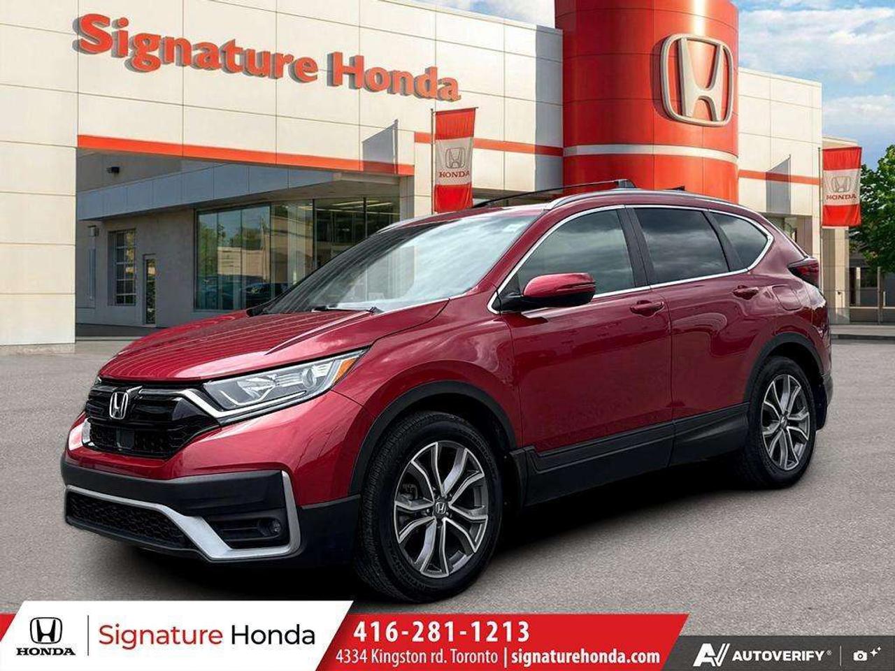 The Honda CR-V is a versatile and efficient SUV designed for everyday driving, offering a balance of performance, comfort, and advanced safety. It is powered by a 1.5-litre turbocharged 4-cylinder engine producing 190 horsepower and 179 lb-ft of torque, paired with a continuously variable transmission (CVT) for smooth and efficient performance. Available Real Time AWD provides added traction and stability in changing road conditions.  Inside, the CR-V offers a practical and spacious cabin with seating for five passengers and flexible cargo capacity. The interior is designed for comfort and usability, with available heated front seats, dual-zone automatic climate control, and smart entry with push-button start, along with 60/40 split folding rear seats to accommodate passengers and cargo with ease.  Technology is focused on connectivity and convenience, featuring an available touchscreen infotainment system with Apple CarPlay and Android Auto integration, along with Bluetooth connectivity and multiple USB charging ports to keep devices connected on the go.  Safety is supported by Honda Sensing®, which includes advanced driver-assist technologies such as Collision Mitigation Braking System, Adaptive Cruise Control with Low-Speed Follow, Lane Keeping Assist System, Road Departure Mitigation, and Traffic Sign Recognition. Additional available safety features such as Blind Spot Information System, Cross Traffic Monitor, and a multi-angle rearview camera enhance driver awareness.  With efficient turbocharged performance, a spacious interior, and advanced safety technology, the Honda CR-V remains a practical and reliable SUV for drivers across Toronto and the GTA.    About Signature Honda  Signature Honda proudly serves drivers across Scarborough, Toronto, and the Greater Toronto Area with a full lineup of new Honda vehicles and quality pre-owned inventory. Conveniently located at 4334 Kingston Road, Scarborough, our team is committed to delivering transparent pricing and a professional dealership experience.   4334 Kingston Road, Scarborough, ON  www.signaturehonda.com