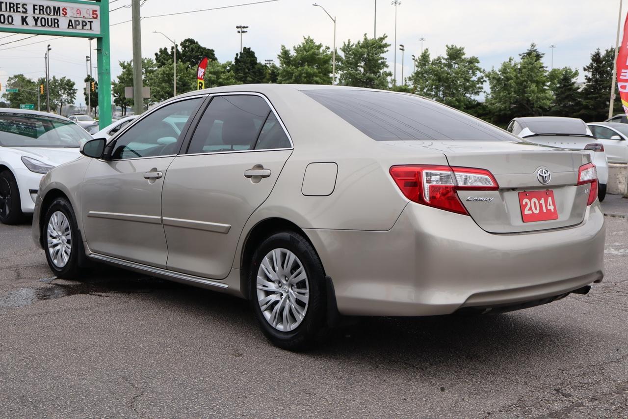 2014 Toyota Camry LE   Accident Free   Safety Certified   Backup Cam Photo4